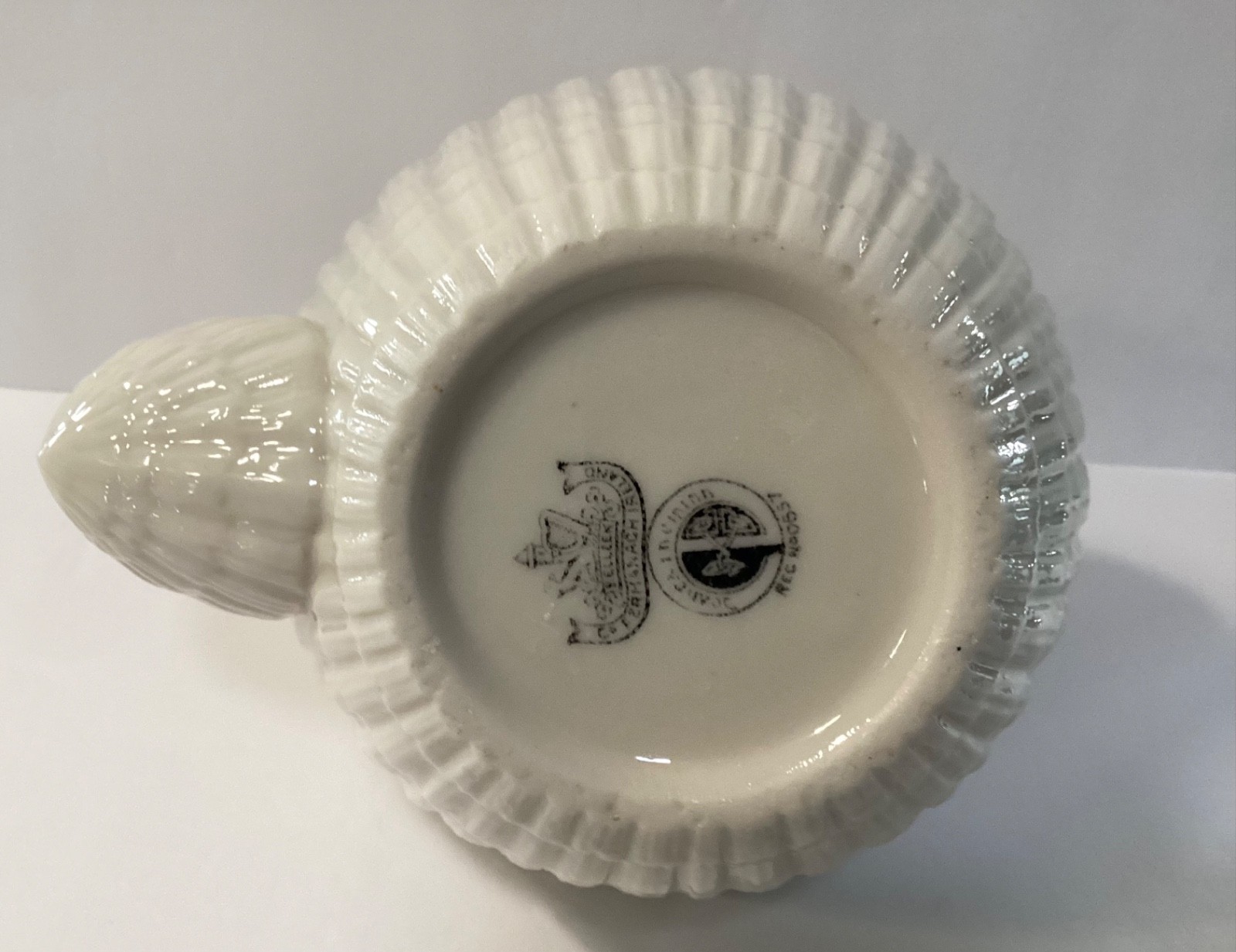Rare Belleek Ireland Limpet Teapot Handled Nautical Shell Design 3rd Black Mark