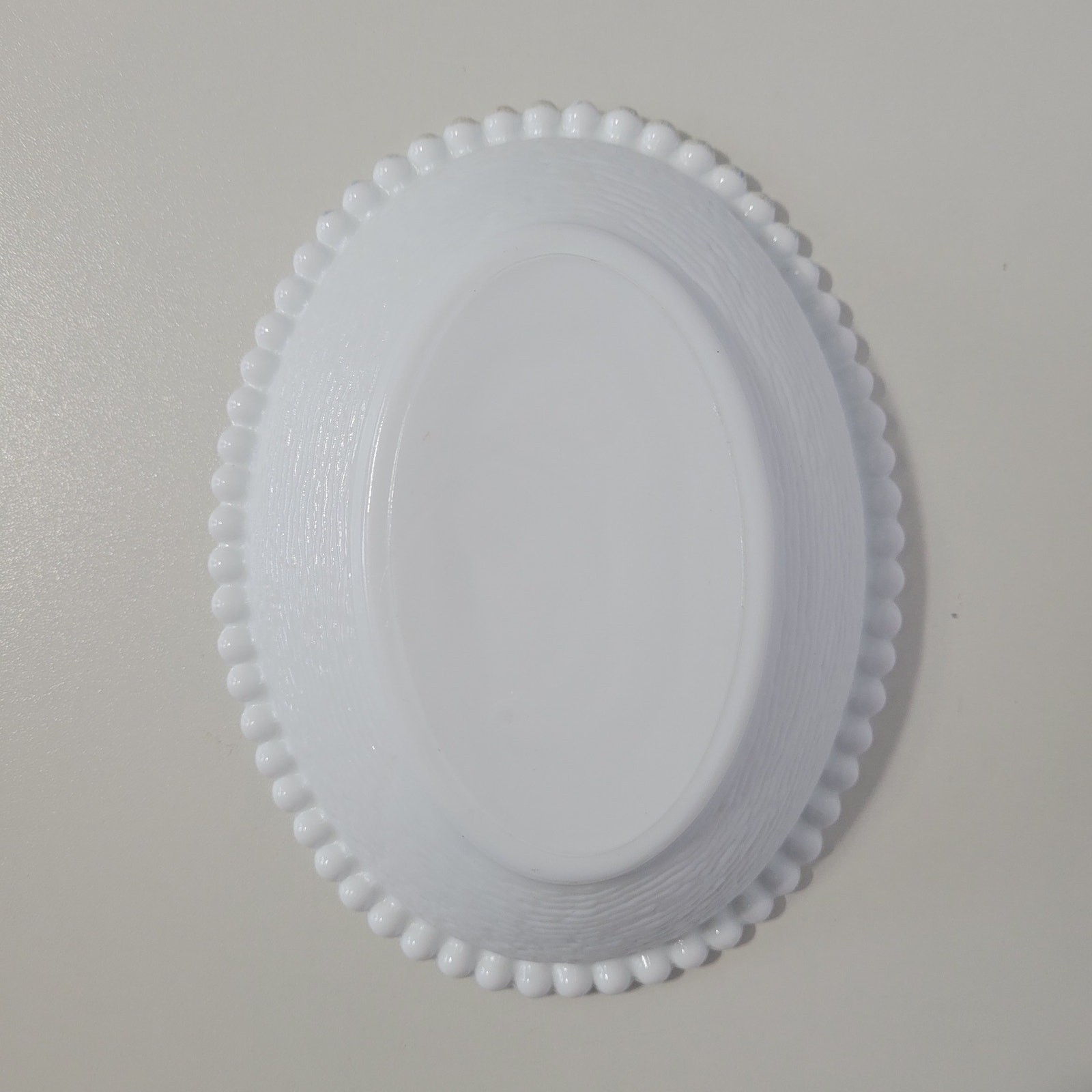 Vintage Indiana Milk Glass Hen Chicken on Nest Candy Dish White