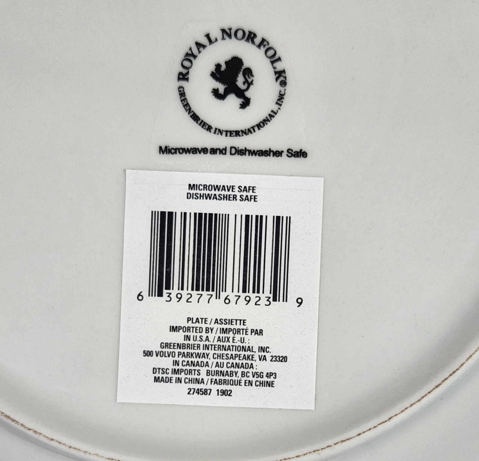 1 ROYAL NORFOLK Tuscan Lemon DINNER PLATE 10.5″ Summer Spring Citrus Replacement