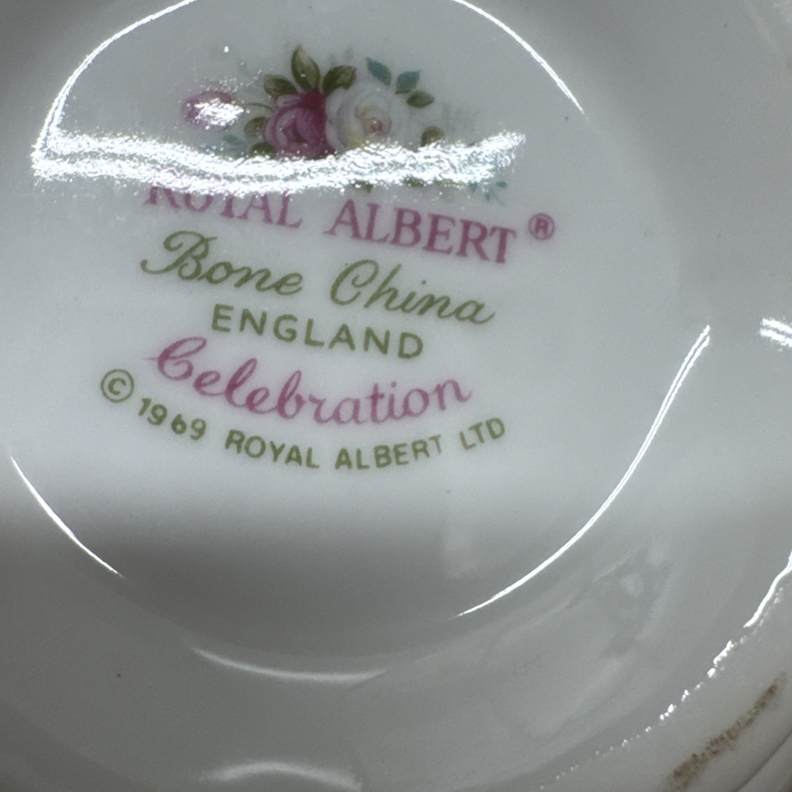 Royal Albert CELEBRATION Floral Cream Creamer Only Bone China England EXCELLENT