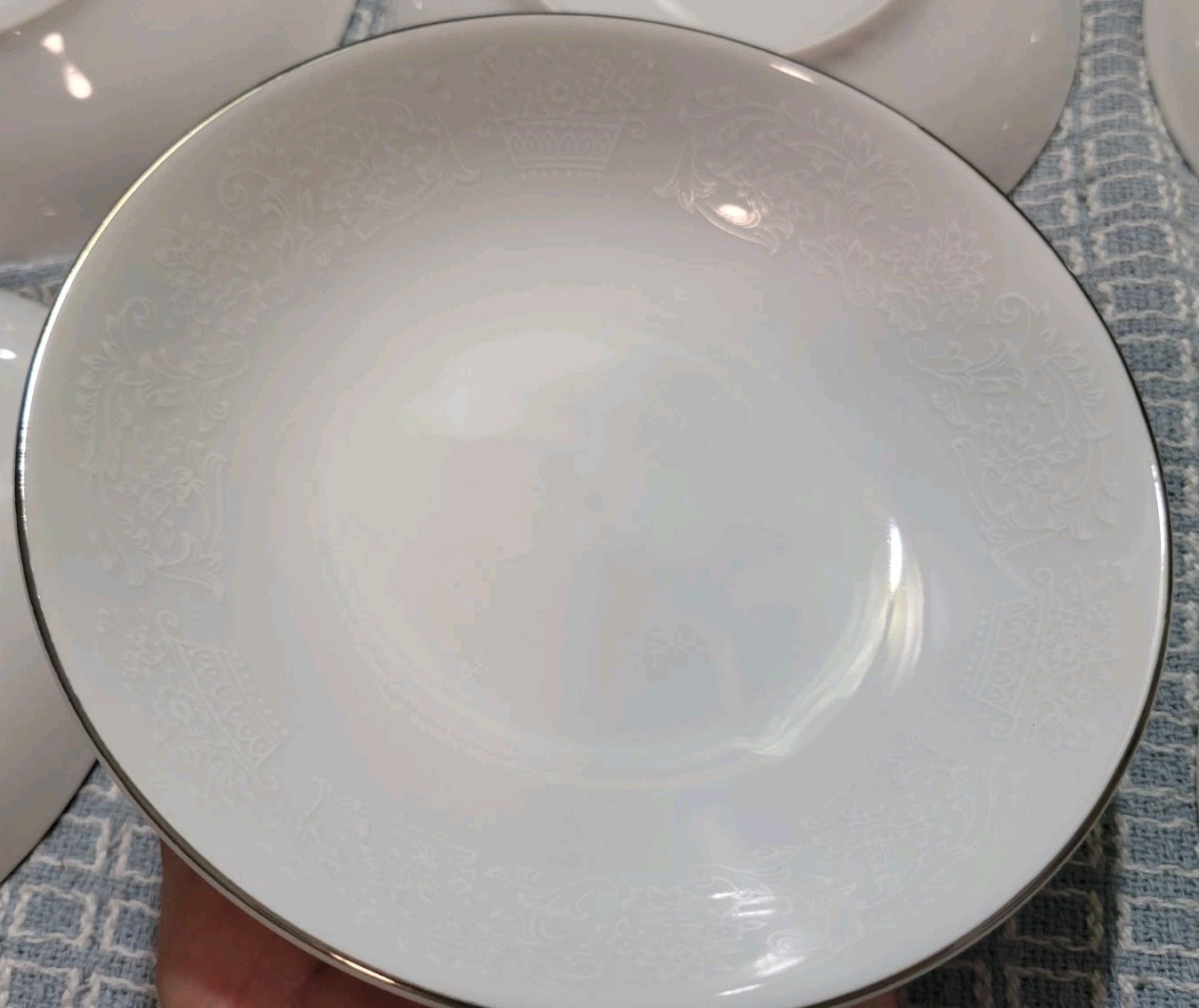 Elegant Lace Pattern, 79pc Dining Set By Fine China Of Japan, Antique, Serves 12