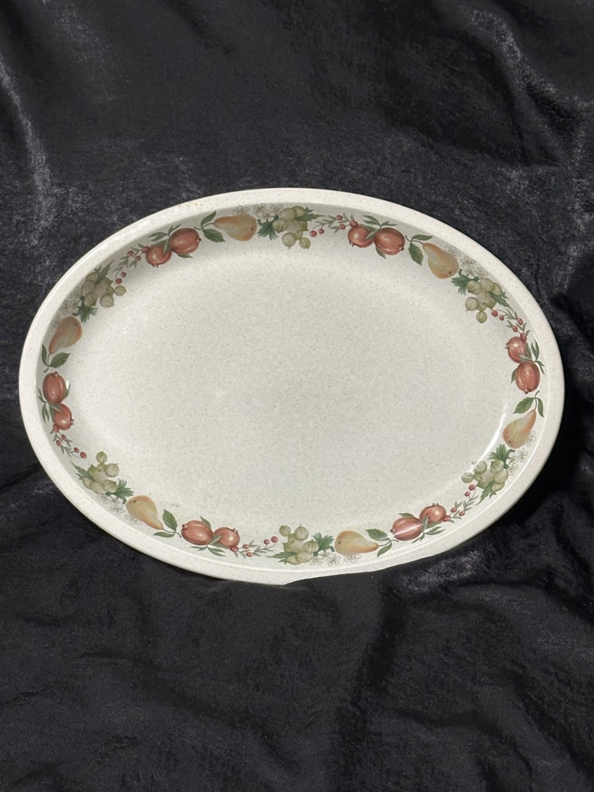 Wedgewood Quince serving platter, vegetable/soup bowls, bread & butter plates.