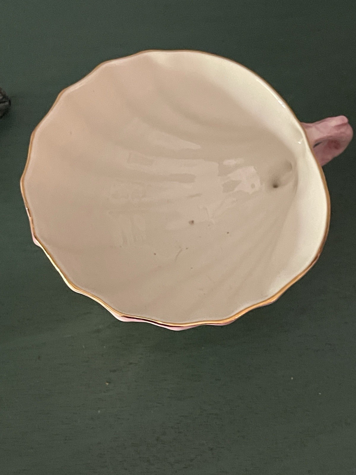 VINTAGE PORCELAIN BELLEEK IRELAND NEPTUNE TEAPOT SEASHELL