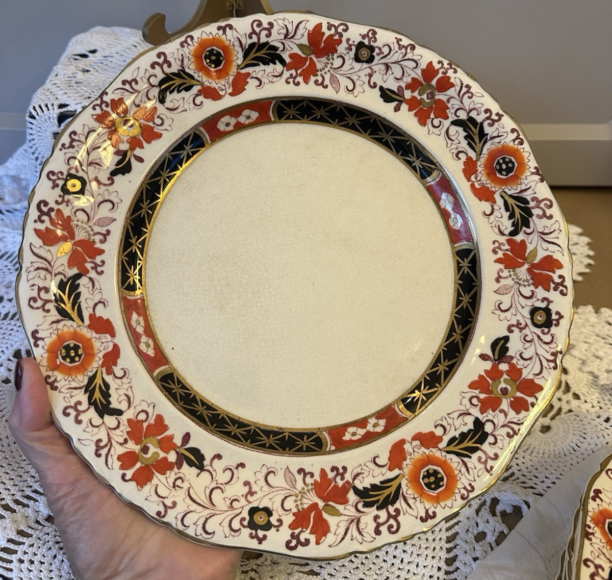 Masons Ironstone Antique Pattern 4791 7x Dinner Plates Read Description