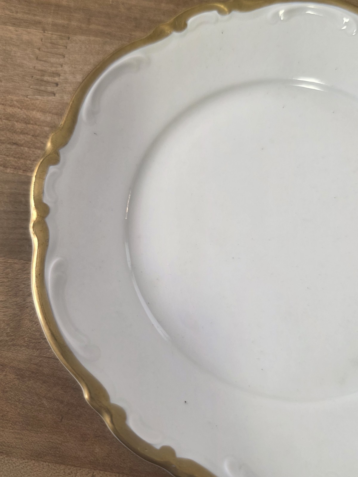 Mitterteich Golden Lark Dinner Salad Bread Plates 10.5″ 8″ 7″ Germany Bavaria