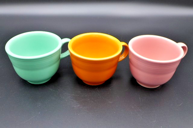 Fiesta Ware Homer Laughlin Cup Saucer Bread Plate Lot Varies Colors Scarlet