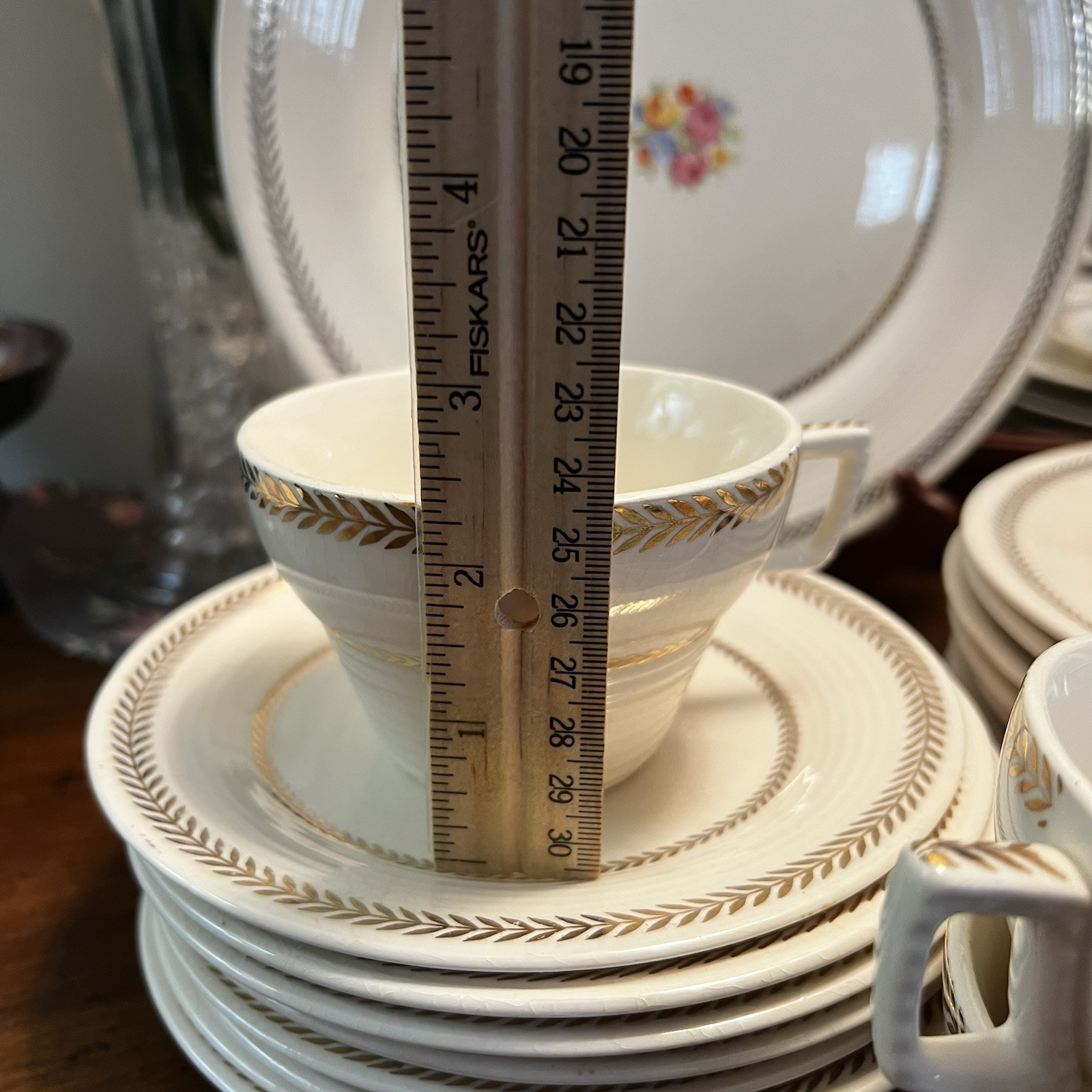 Vintage Triumph American Limoges Golden Princess Dinnerware 22 K Gold