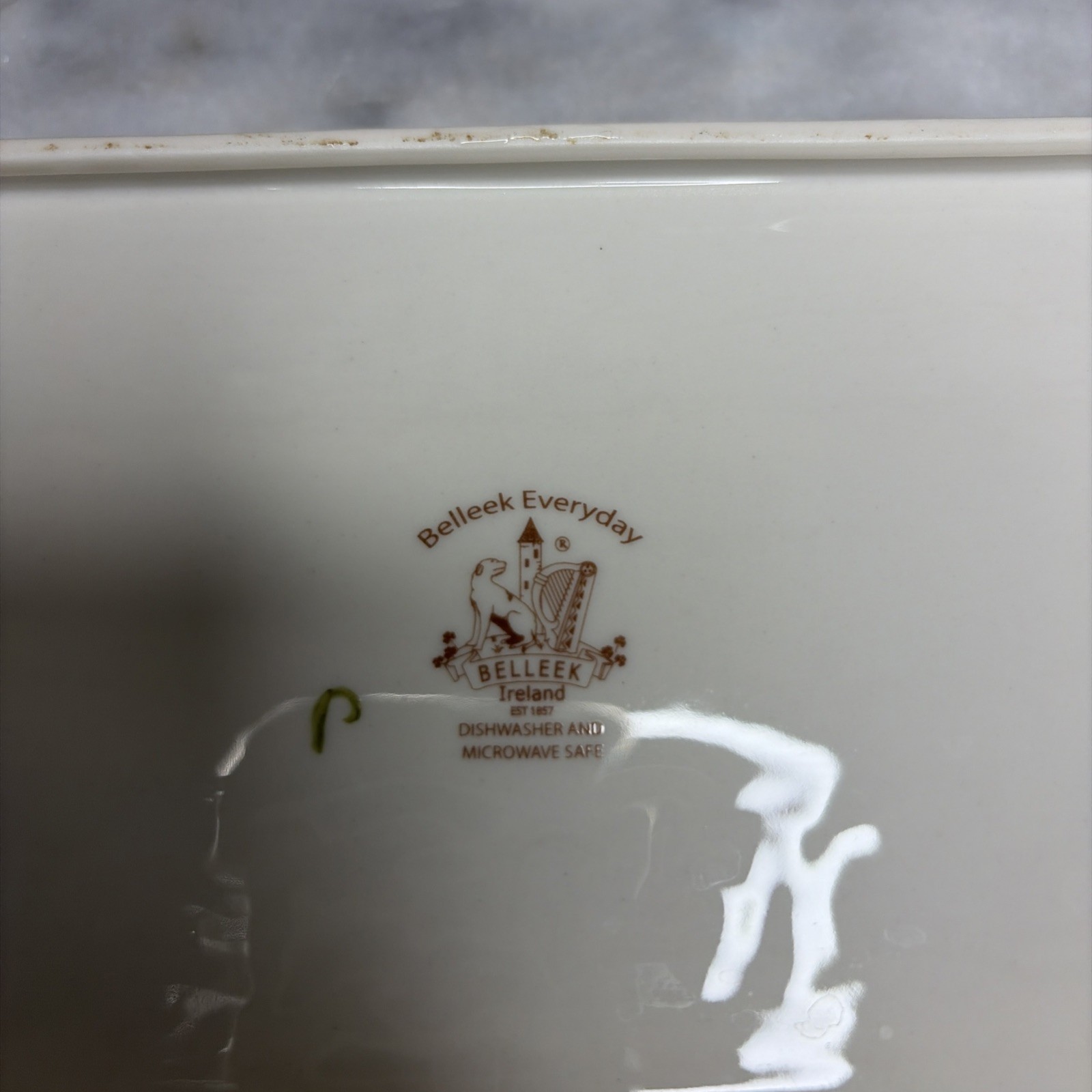 Belleek Everyday Tara Tray Shamrock Detail Celtic Knot Design 12.5″ x 6″ Ireland