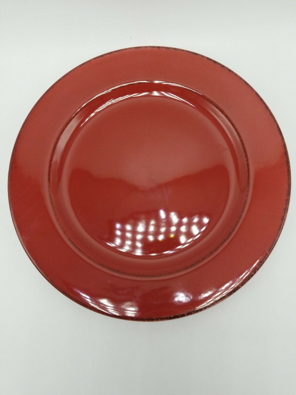Pier 1 “Toscana Burgundy” 11 1/8 Inch Dinner Plate