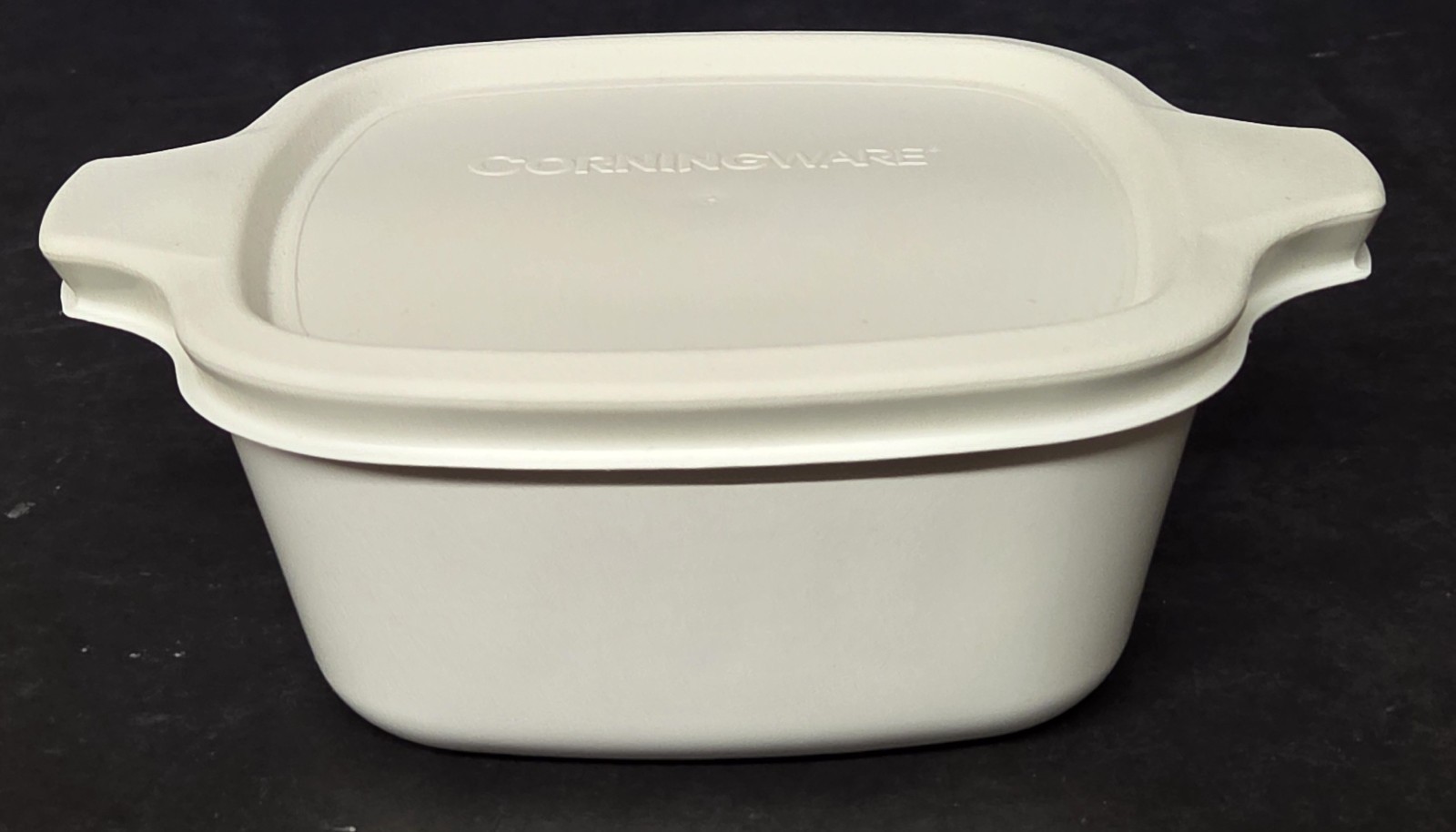 Vintage Corning Ware Cookmates K-PP-43 Small Casserole Dish w/Rubber Snap on Lid