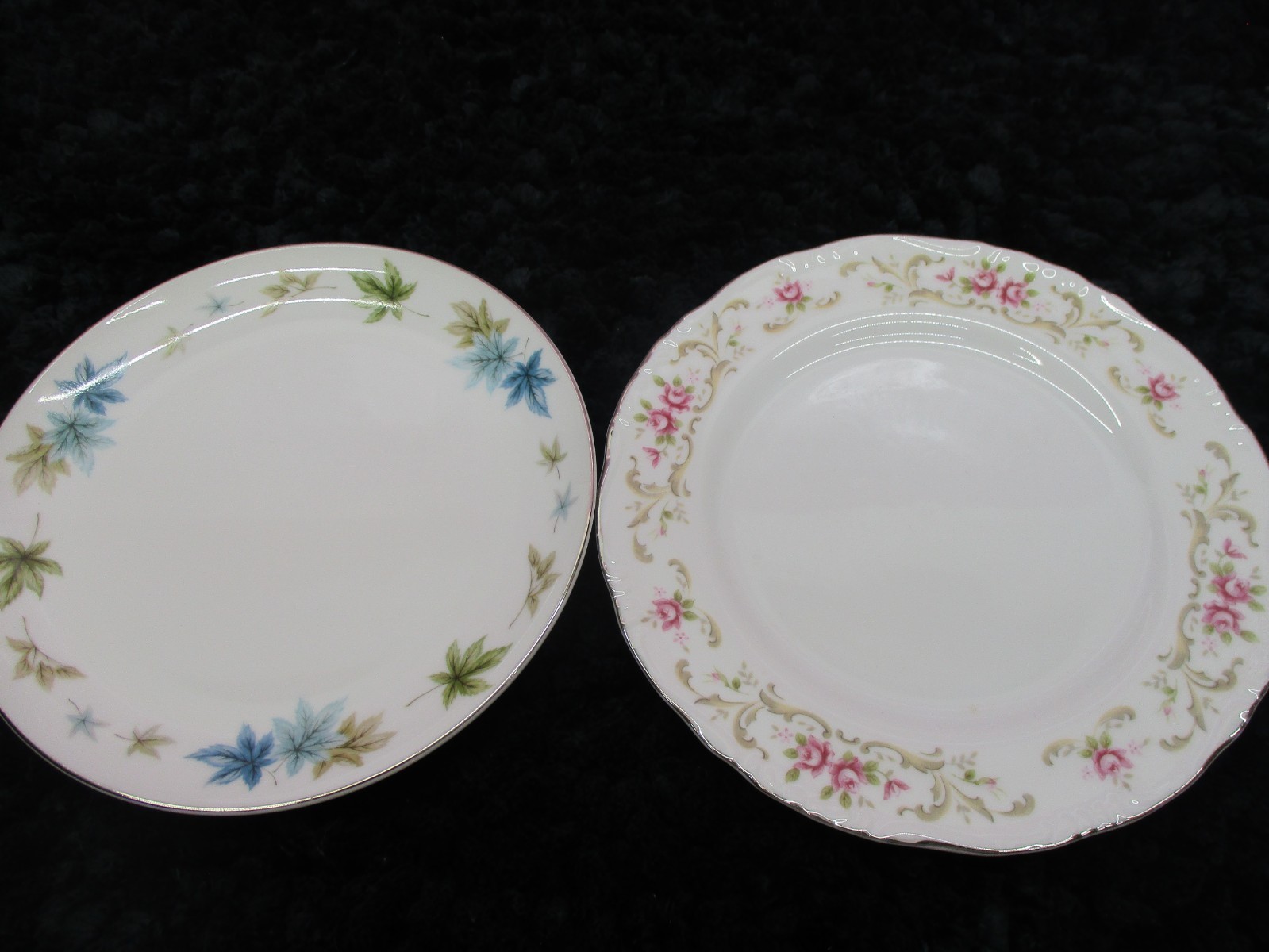Vintage Set Of 10 Mismatched China Bread~Desert Plates