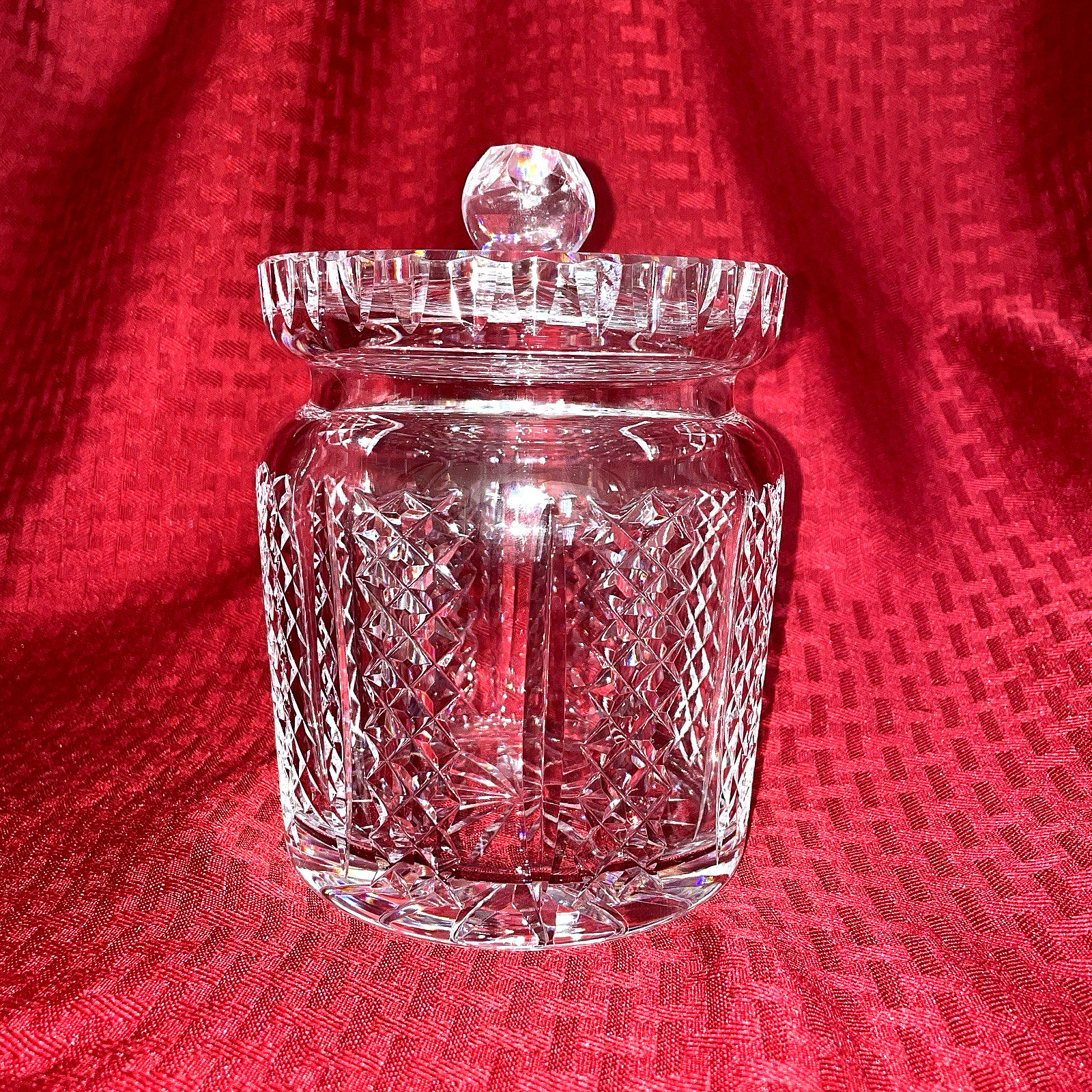 WATEFORD HIBERNIA BISCUIT JAR
