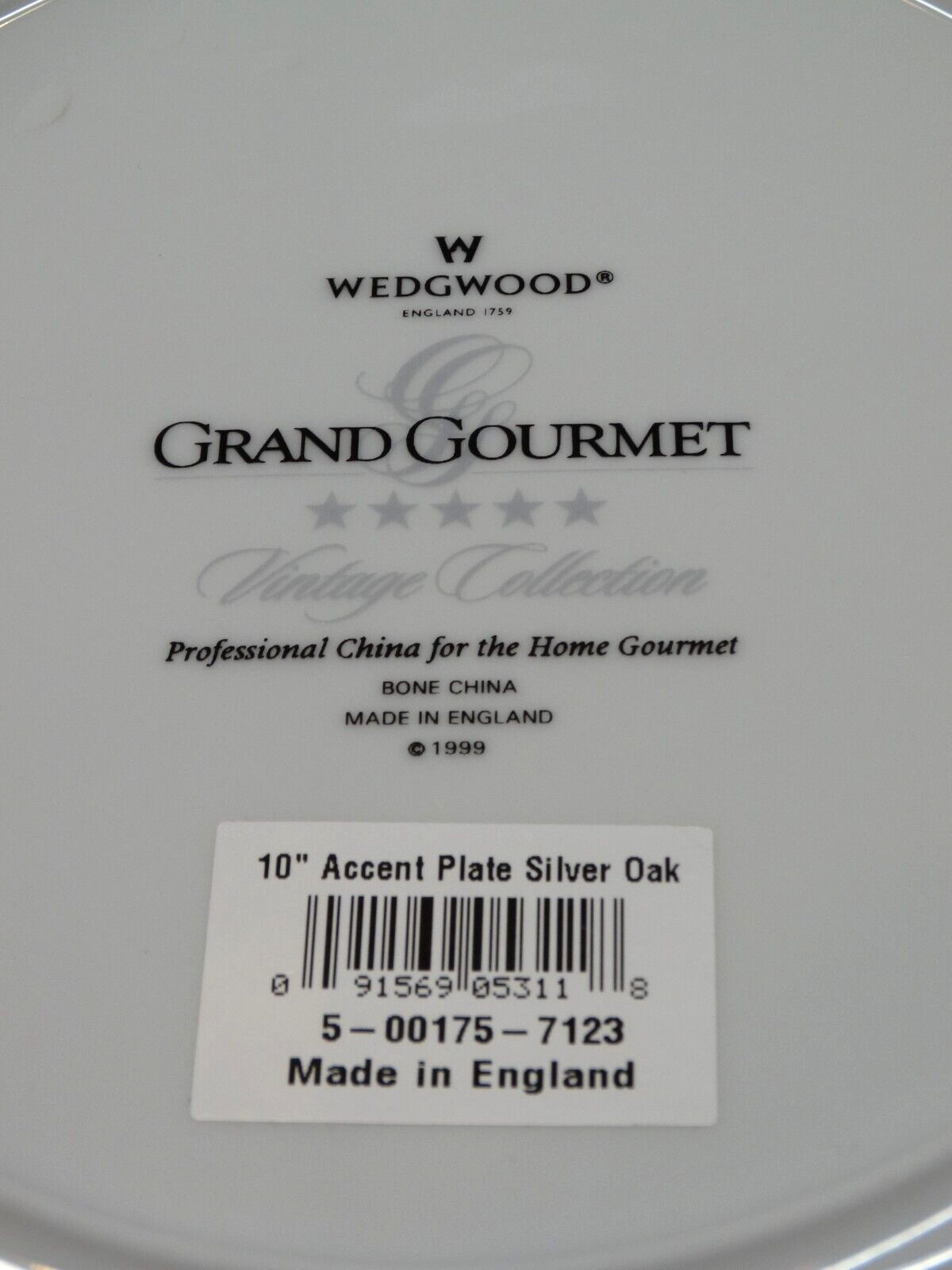 4 Wedgwood Grand Gourmet Vintage Collection Wine Theme 10″ Dinner Plates EUC