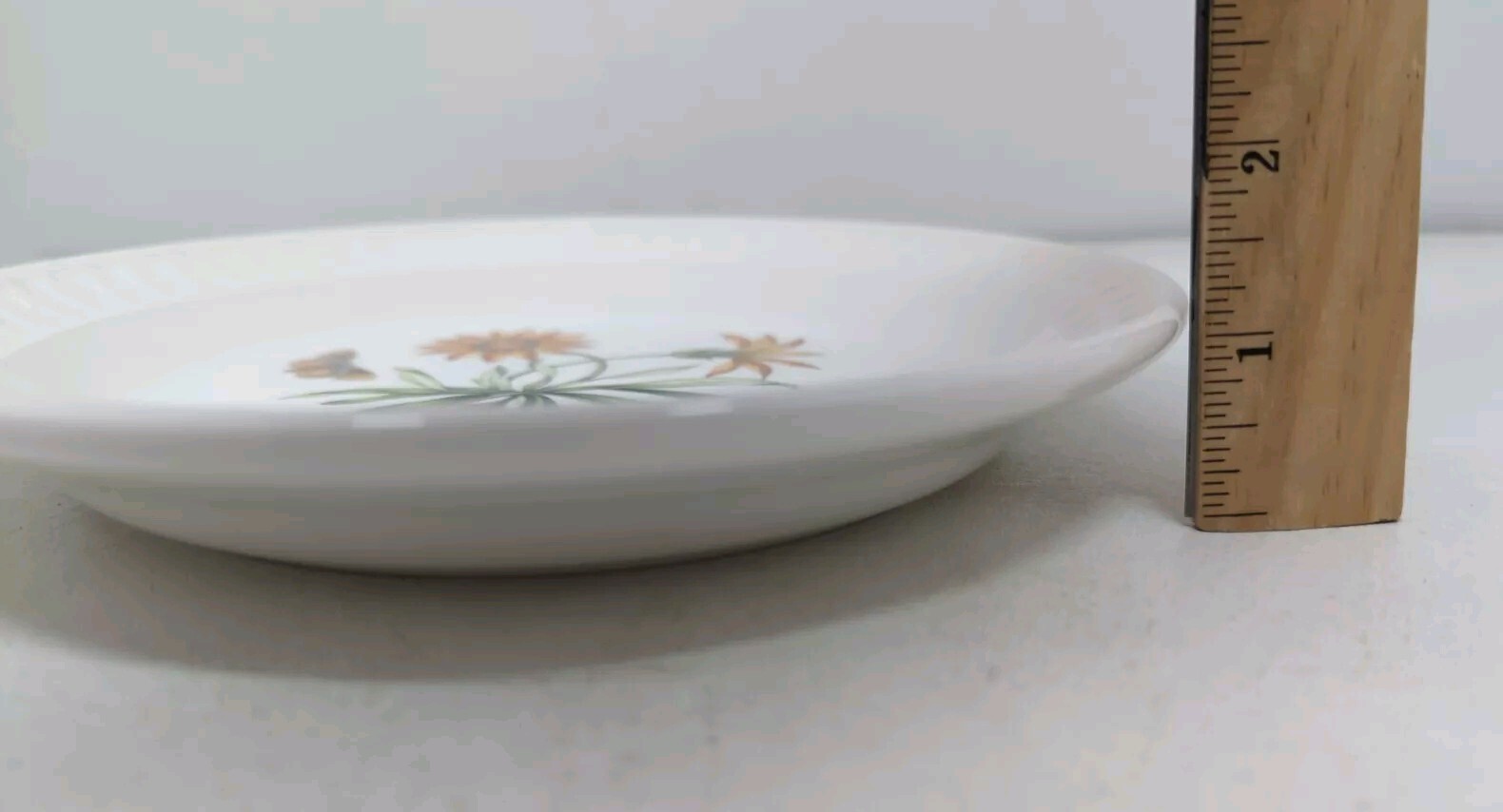 Portmeirion BOTANIC GARDEN HARMONY Papilio Opal 8 3/8″ Salad Plate African Daisy