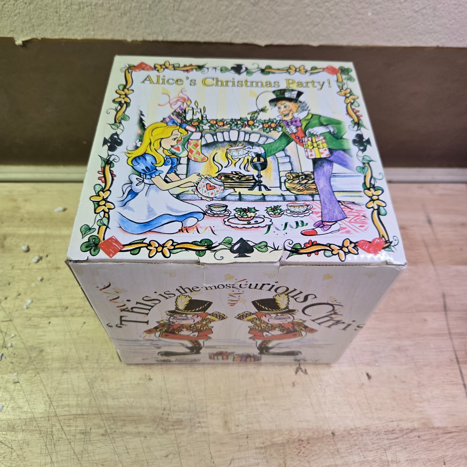 Alice in Wonderland Christmas Tea Party Teapot by Paul Cardew