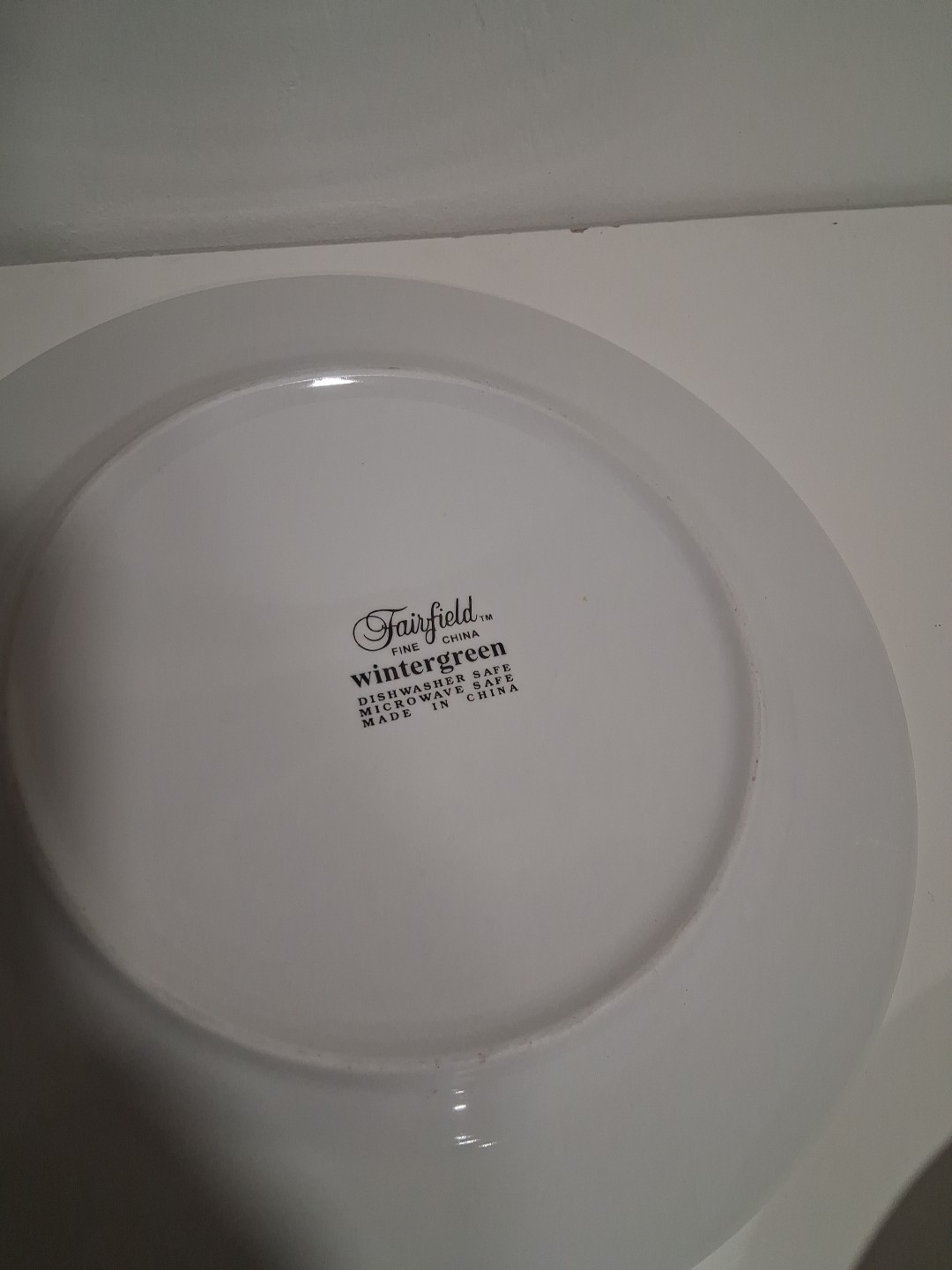 2 Fairfield Wintergreen Fine China Replacement Dinner Plates 10.25″ Pine Juniper