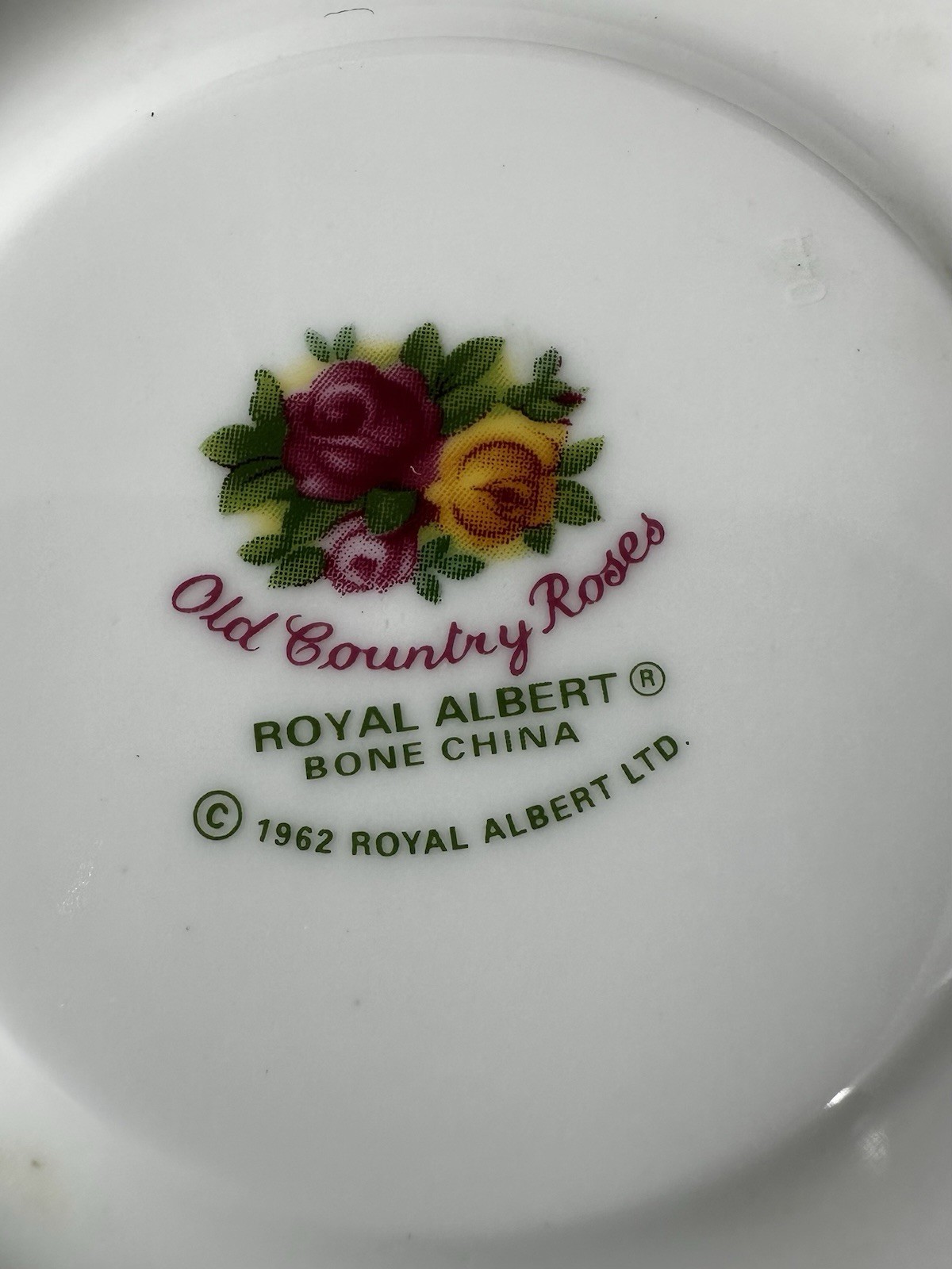 Royal Albert Old Country Rose Saucer Plate Replacement 5 in. England
