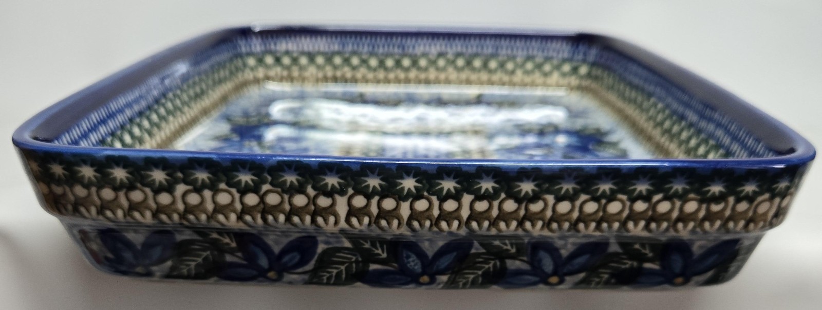 Unikat Polish Pottery Ultimate Bakeware Dish 1864 Teresa Andrukiewicz 11″ NWOB