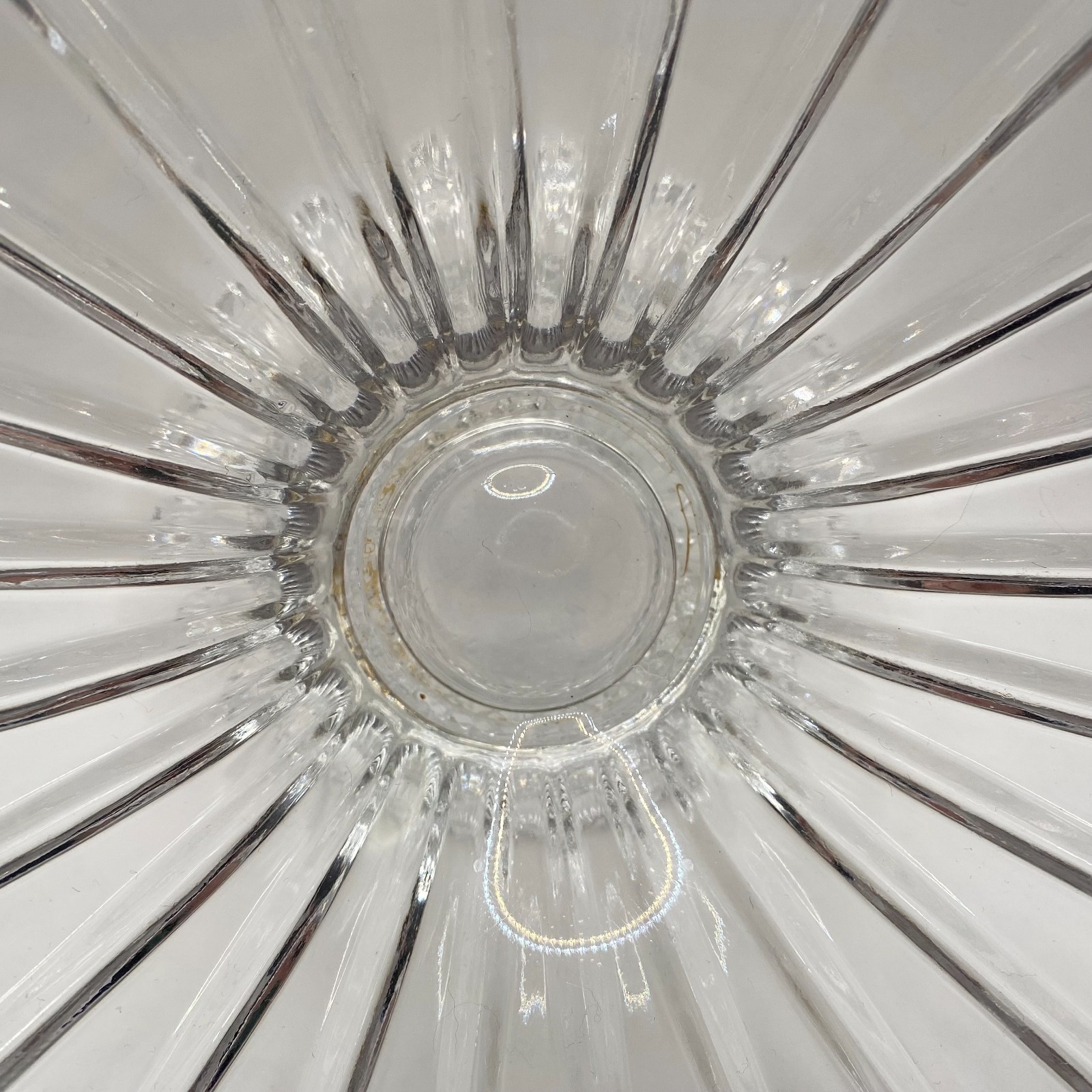 Shannon by Godinger Olympia Clear Crystal Pedestal Compote Pineapple Bowl