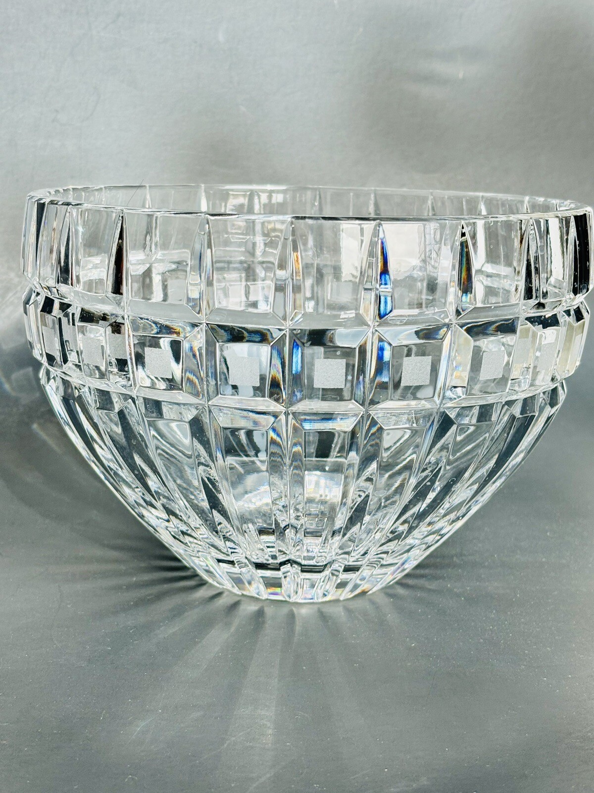 Waterford Marquis Glass Crystal QUADRATA Fruit Bowl 8″ Made In Poland