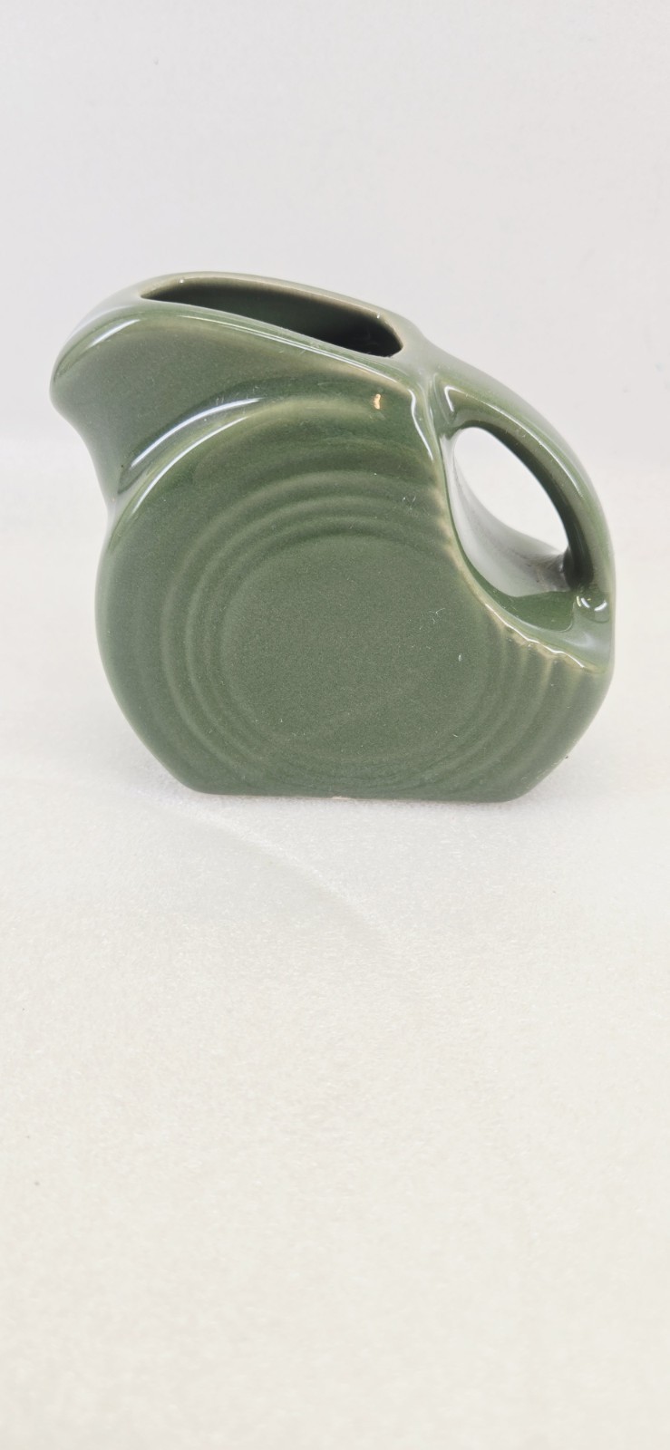 MINI DISK PITCHER creamer Sage green NEW FIESTA 5 OZ.
