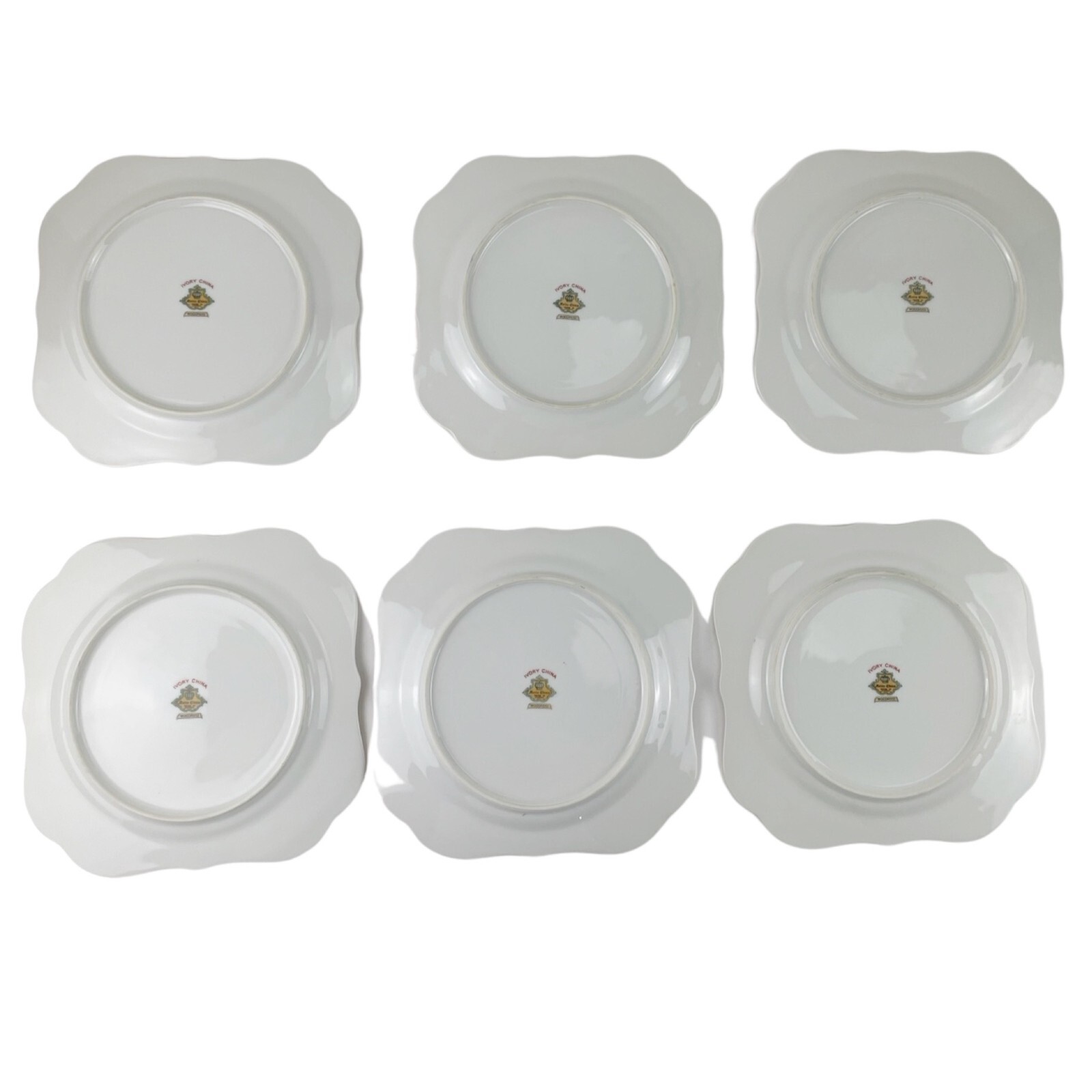 Meito China Woodrose Plates Service 4 Made in Japan 4 Dinner 6 Salad 5 Dessert