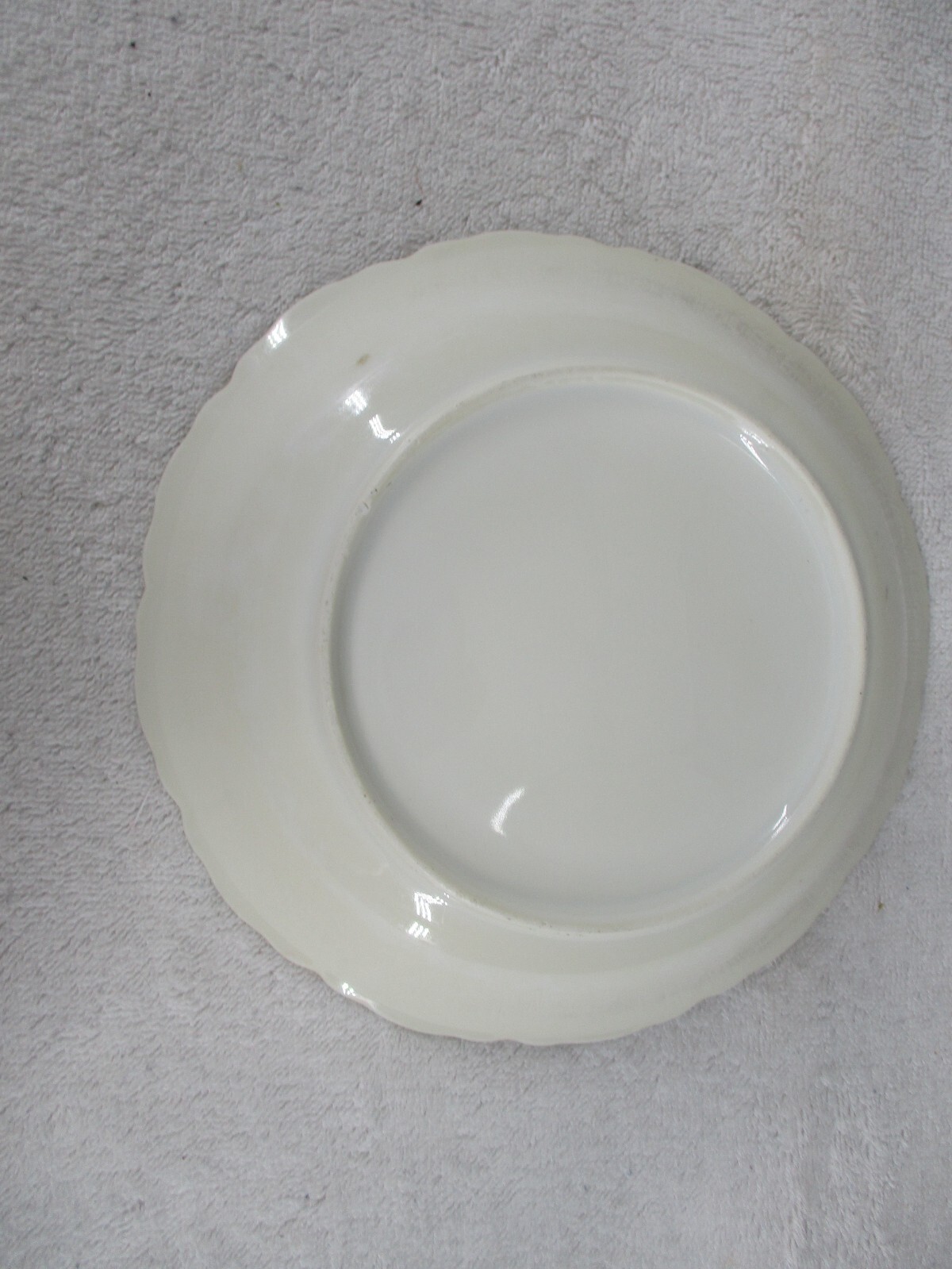 Victorian Austrian Salad Plate Floral Gold Trim Ceramic 8″ Diameter Vintage