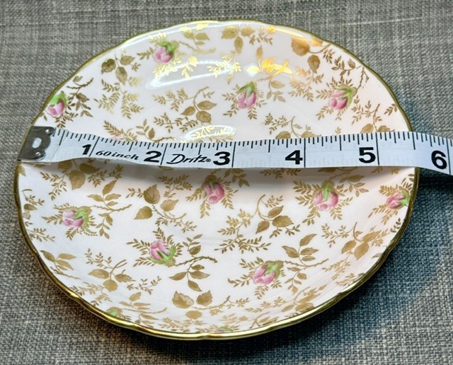 Vintage Royal Tuscan Teacup and Saucer Sunshine Rose Pattern English Bone China