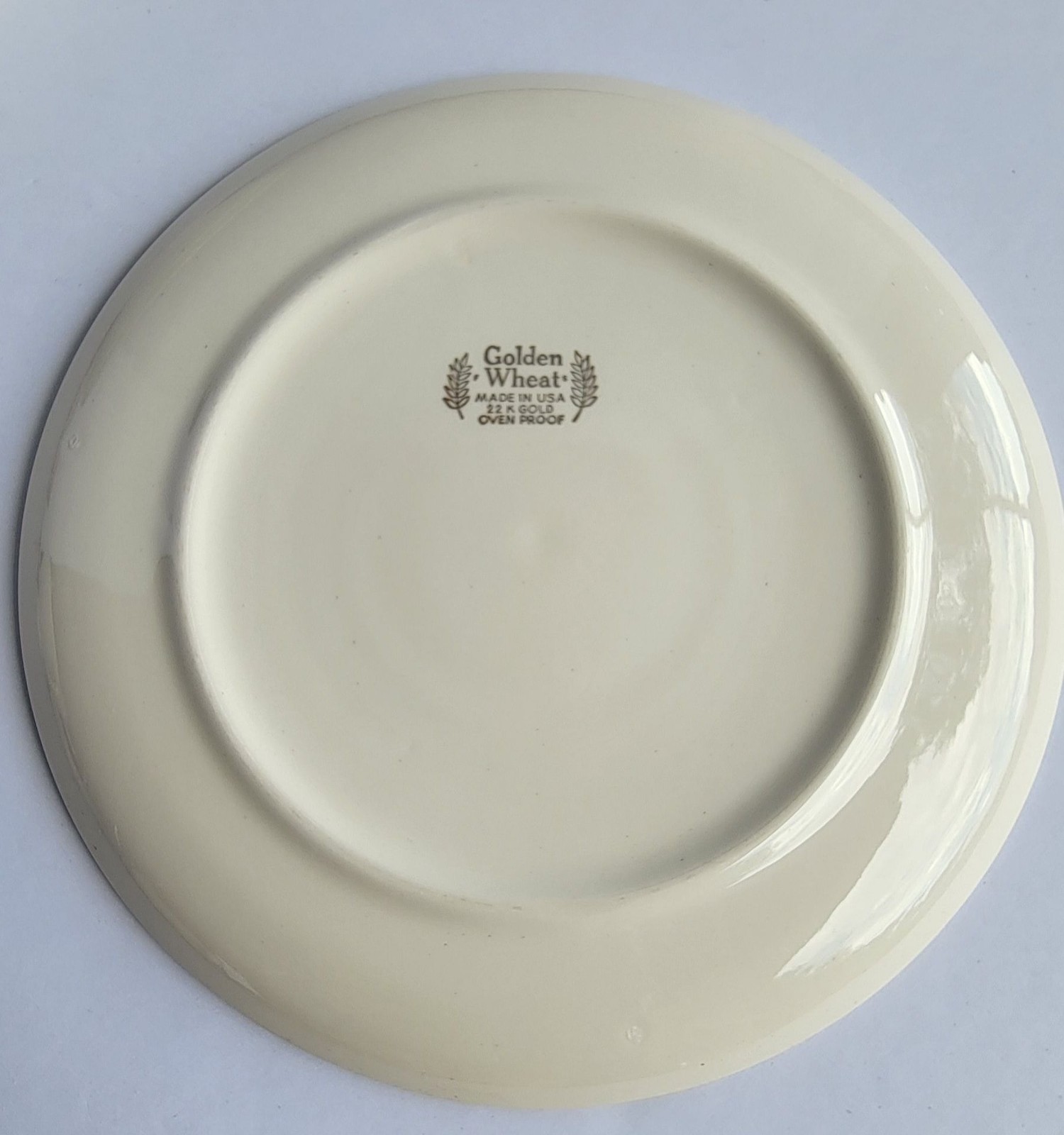 Vintage Golden Wheat 22K Gold Oven Proof Dinnerware Set