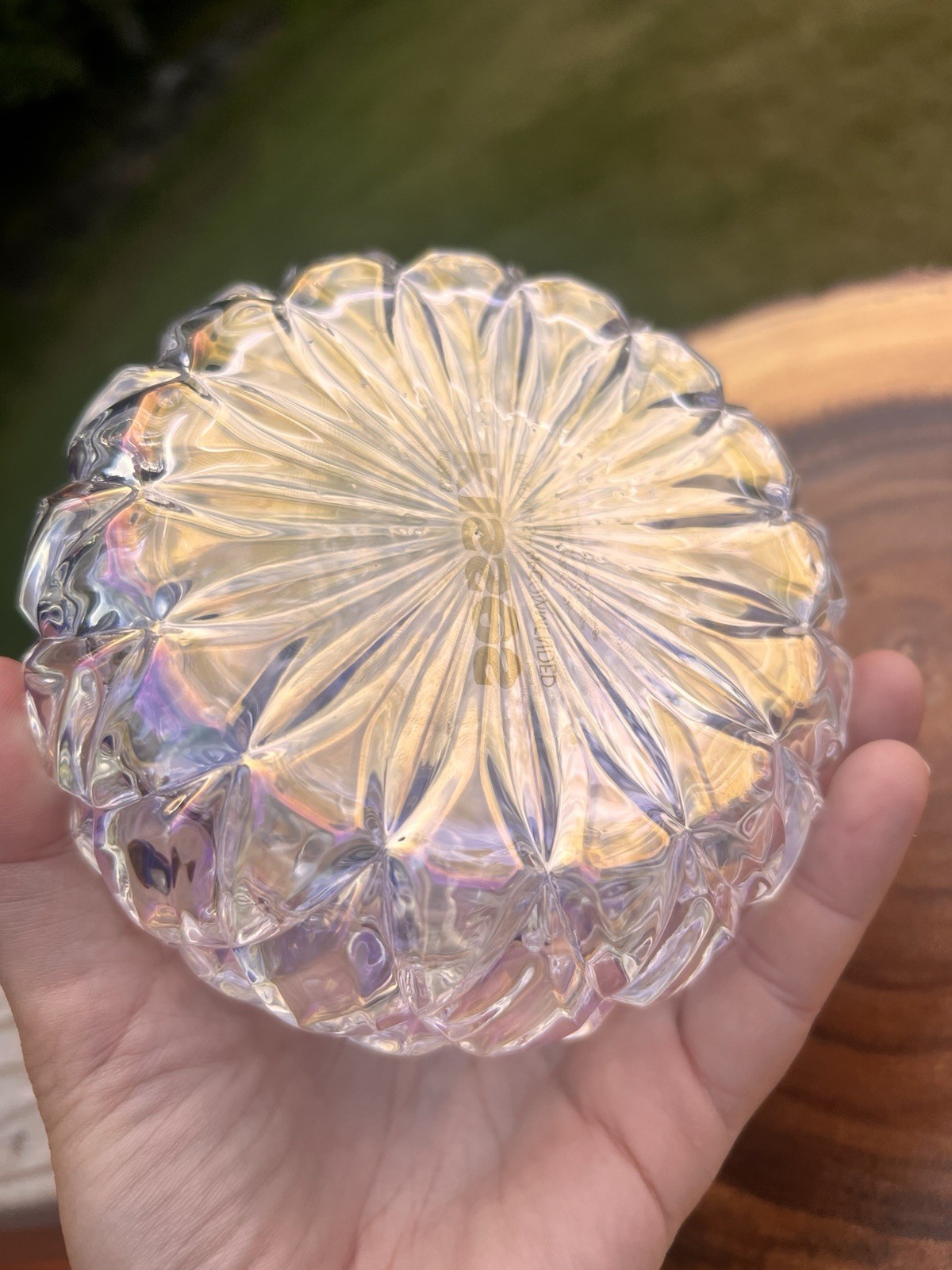 Godinger Iridescent Hershey Kiss Candy Dish Unique Decorative Bowl 5 In