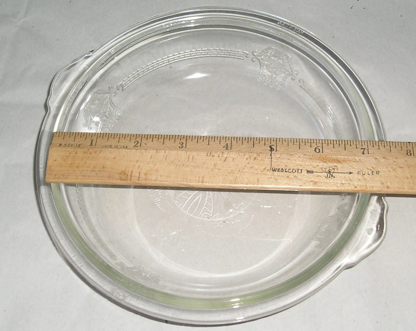 Glasbake #506 Poppy Shield Round Clear Glass Replacement Lid – 7 7/8″ Diam