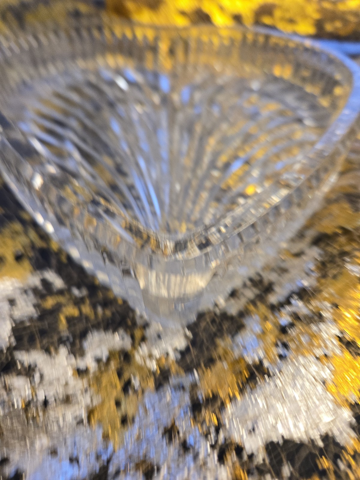 Waterford Crystal Heart Shaped Trinket Dish Vanity Tray 7”x7”