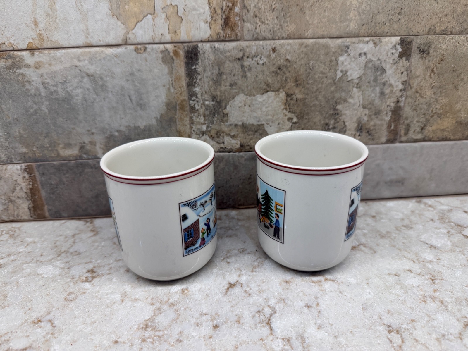 Villeroy & Boch Naif Christmas Mugs..2