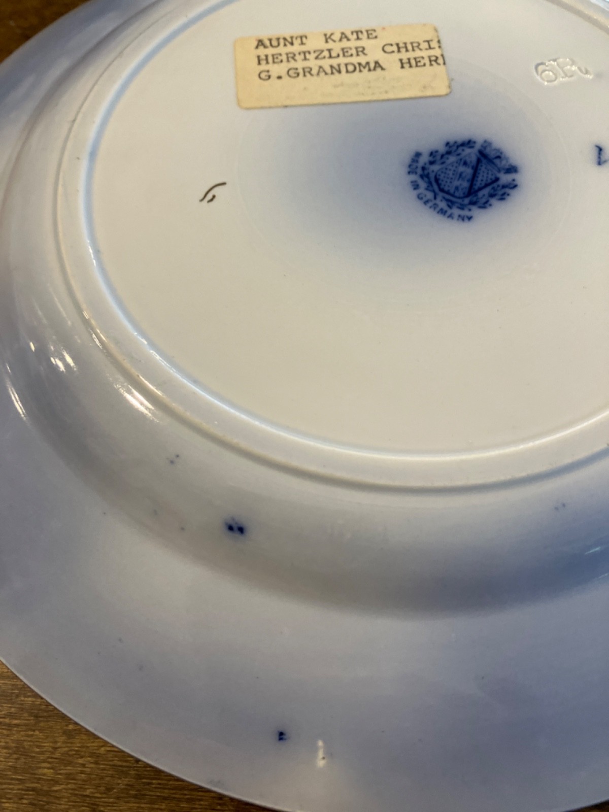 Blue Persian Moss Gold Salad Plate – Germany – 7 7/8″