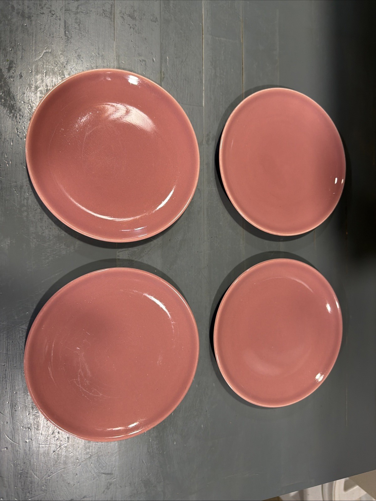 Harmony House Symphony Pink Bread Plates Set Of 4