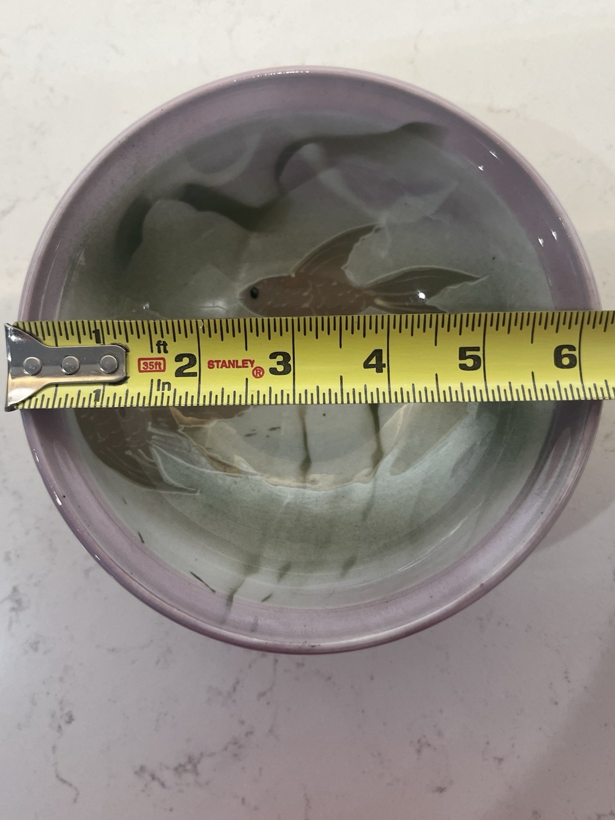 Beta Fish – Handmade Set Of 2 Bowls – 60 Years Old No Cracks – Very Cute *SIGNED
