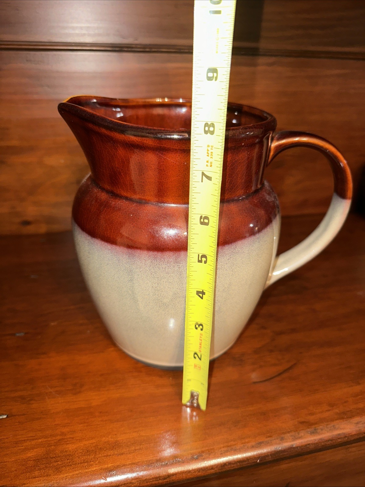 Nova Brown by SANGO Two Toned Drip Glaze Pottery Set