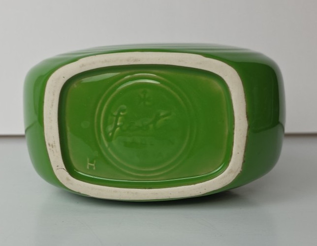 Fiestaware Retired SHAMROCK Green Mini Disc Disk Pitcher 5-1/2 Inches EUC USA