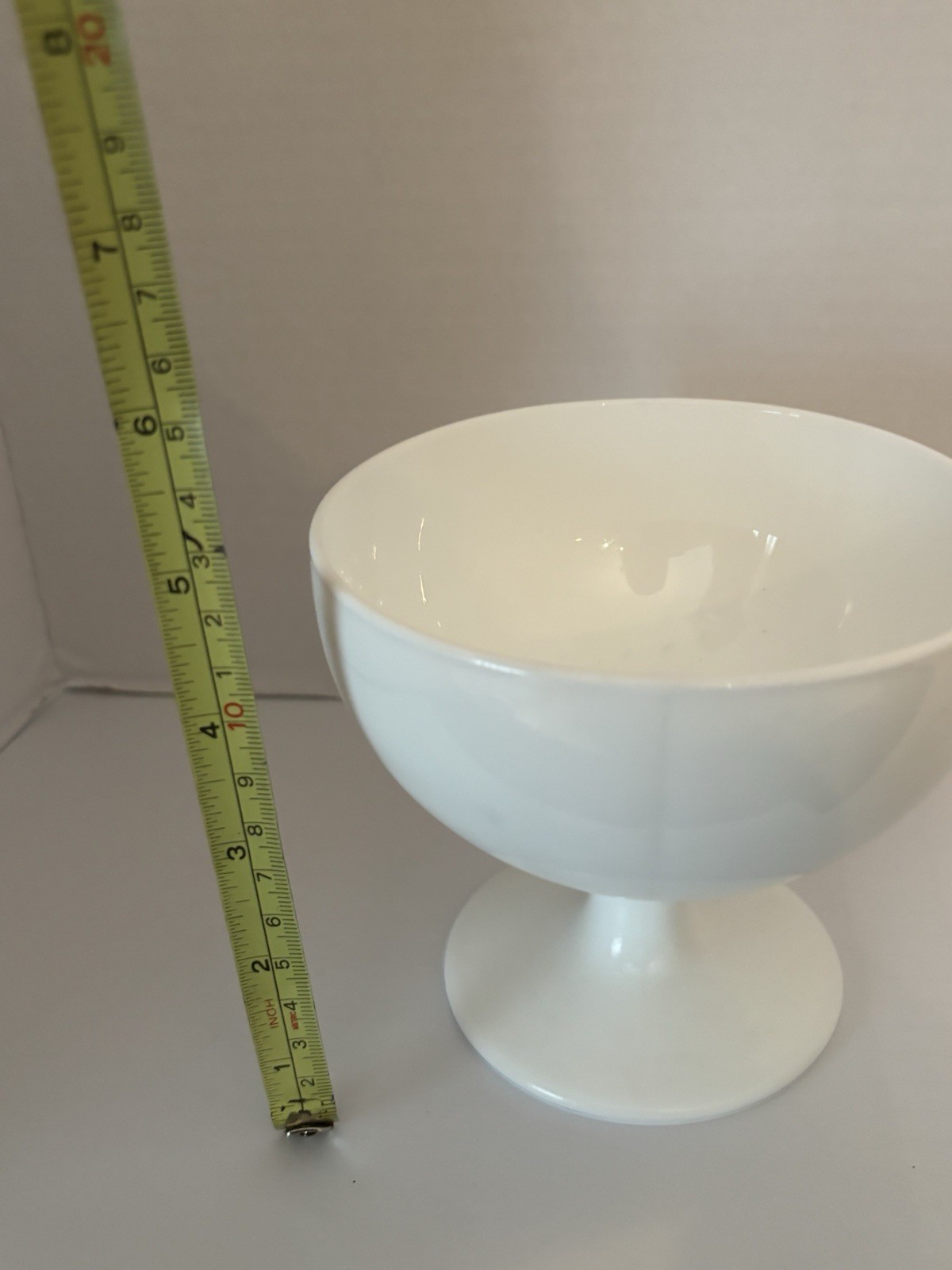 Vintage Milk Glass White Candy Dish 5 1/2 Inches