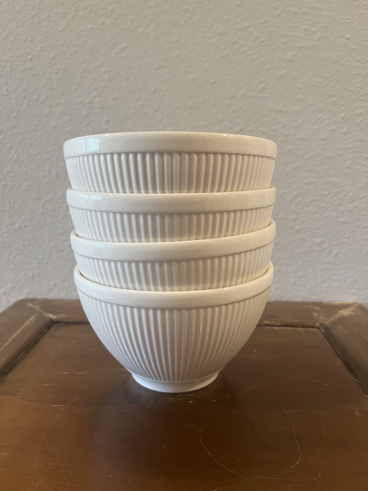 Wedgwood Windsor Ribbed Bowls Set Of 4