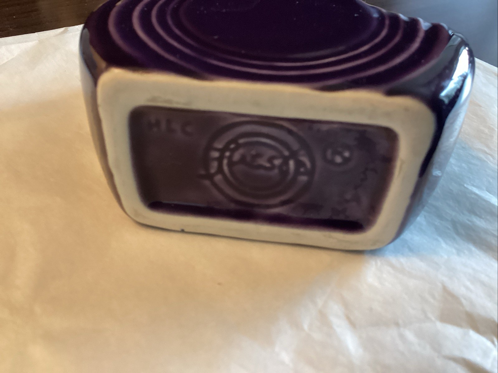 MINI DISK PITCHER creamer DEEP PURPLE NEW FIESTA 5 OZ. RARE