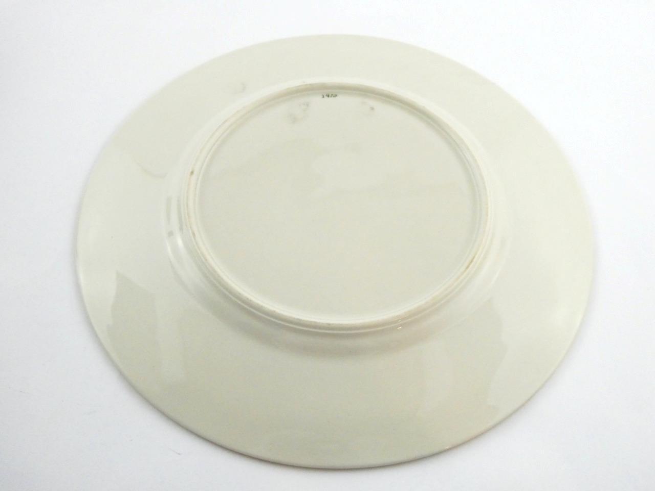 1970s Hand Painted Floral Porcelain 5 Piece Place Setting Hydrangea Signed VGOOD