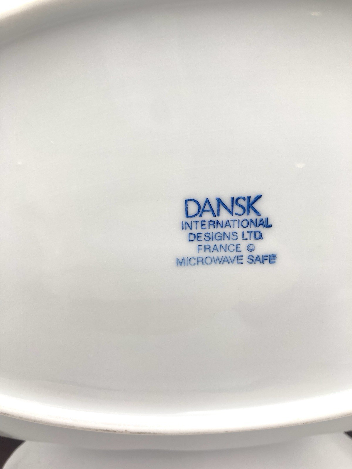 Dansk Gravy Boat & 10” Tray Ivy Embossed Fruit and Leaves White 2 Pc Vtg Set