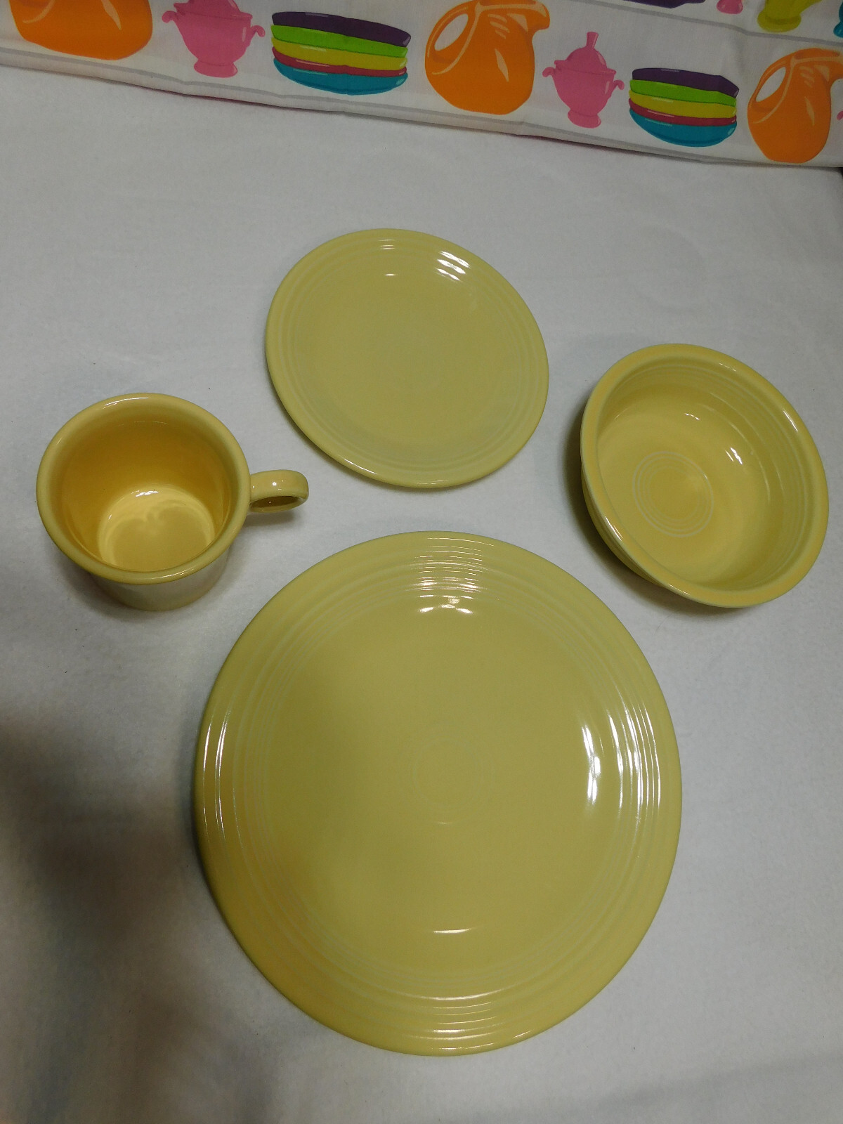 Fiesta Four Piece Place Setting Yellow