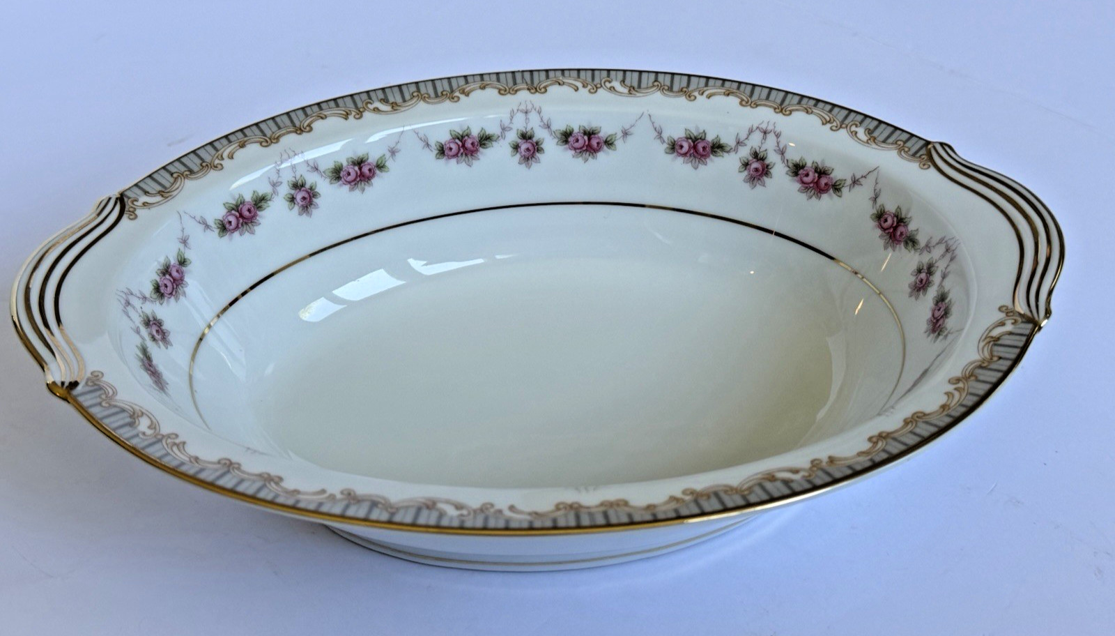 VTG Noritake RIDGEWOOD 5201 Serving Pieces *LOT OF 4* Japan Platter Bowls Gravy