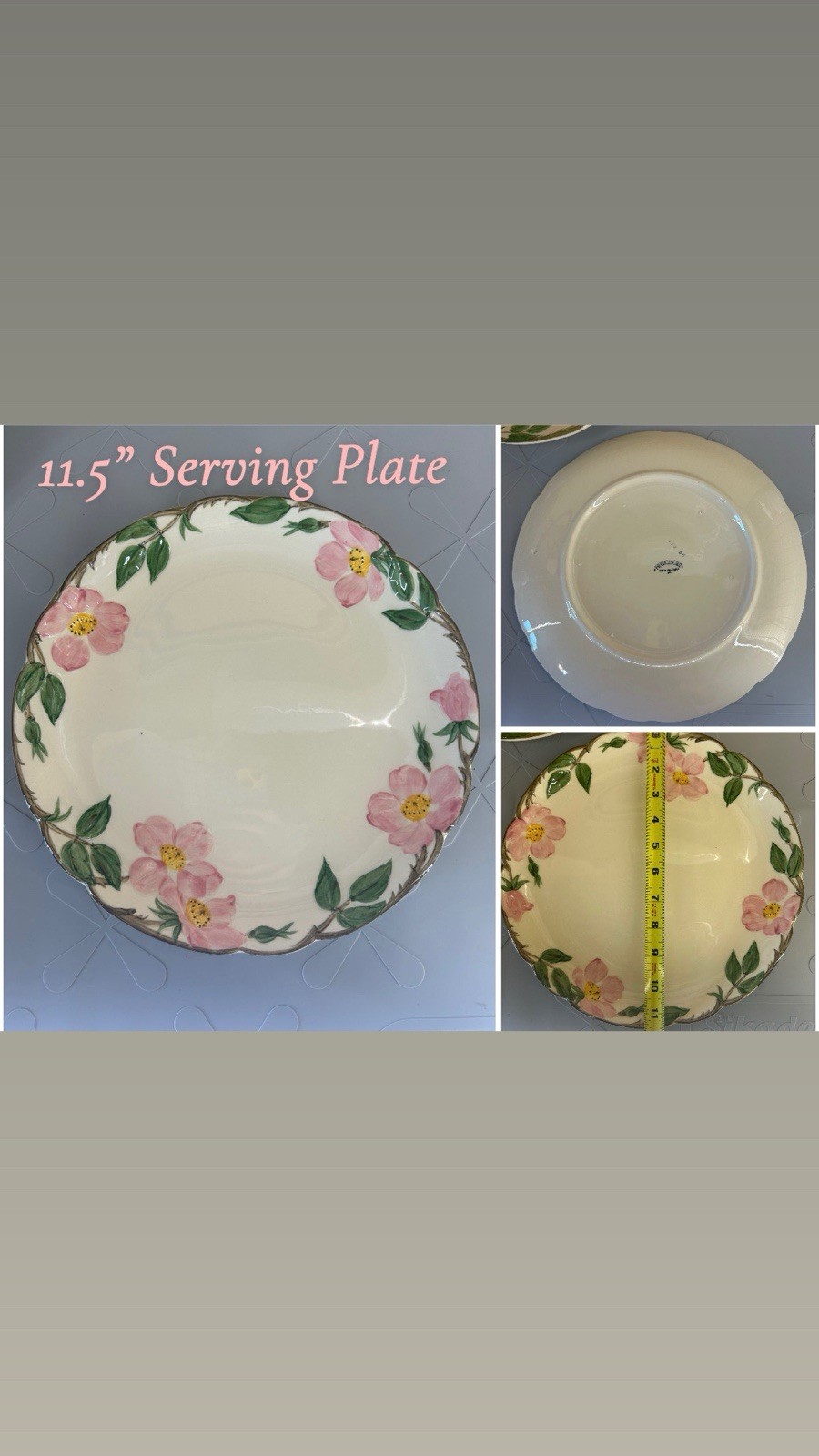 Vintage Franciscan Desert Rose HUGE Lot USA Made Plates Bowls Serving Pieces