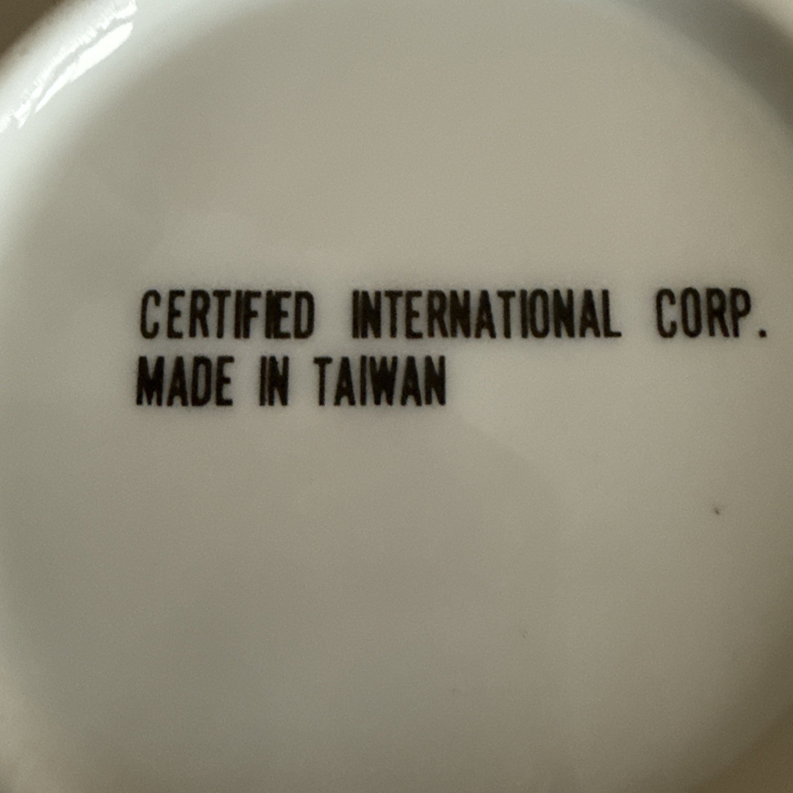 2 Certified International Plain White Round Small Saucers With Gold Trim 4.25”