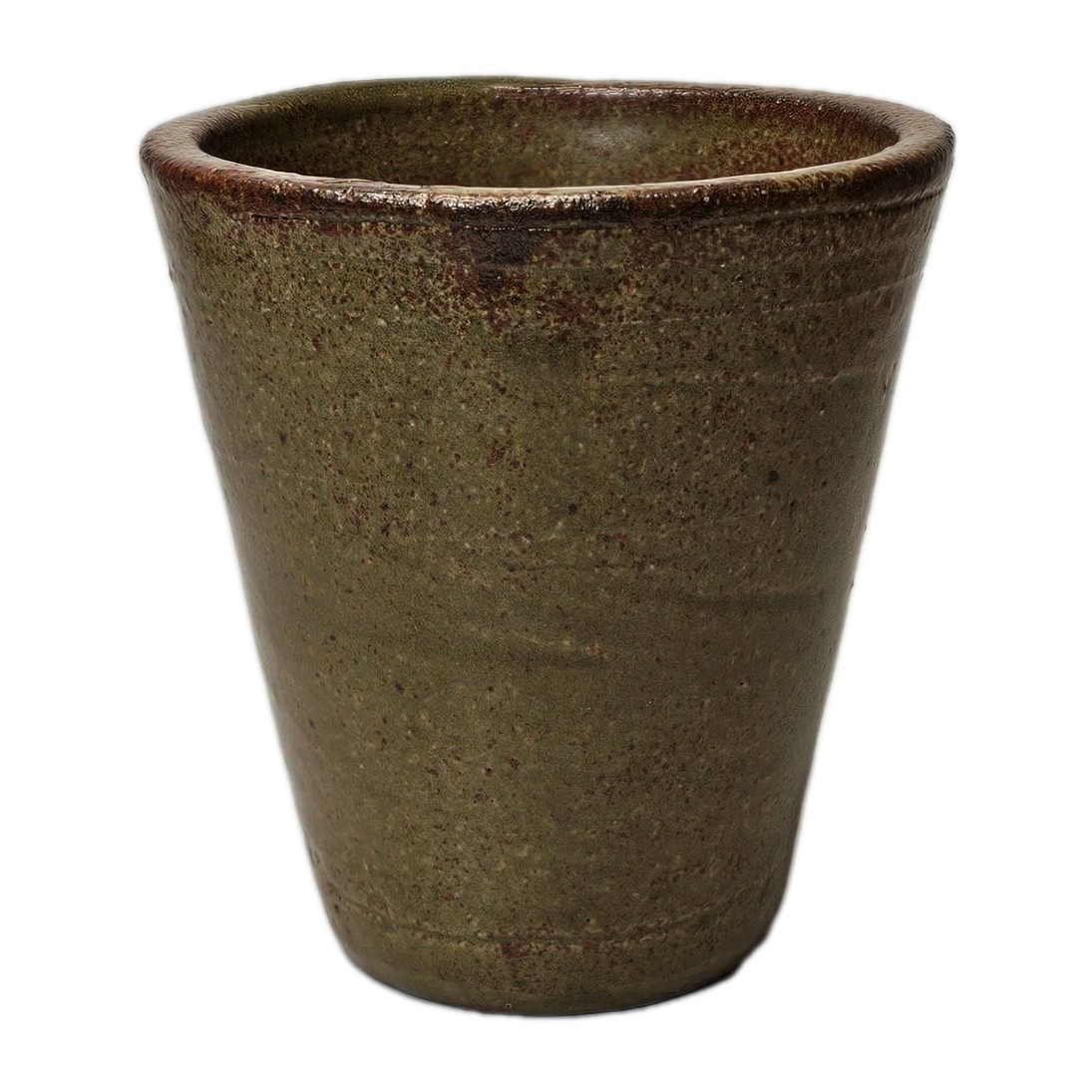 Handmade Stoneware Pottery Brown Speckle Glaze Ceramic Mug Tumbler