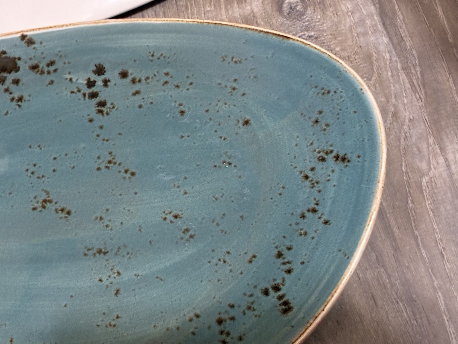 Steelite Blue Dapple Oval Serving Platters Set of 3 England Restaurant China