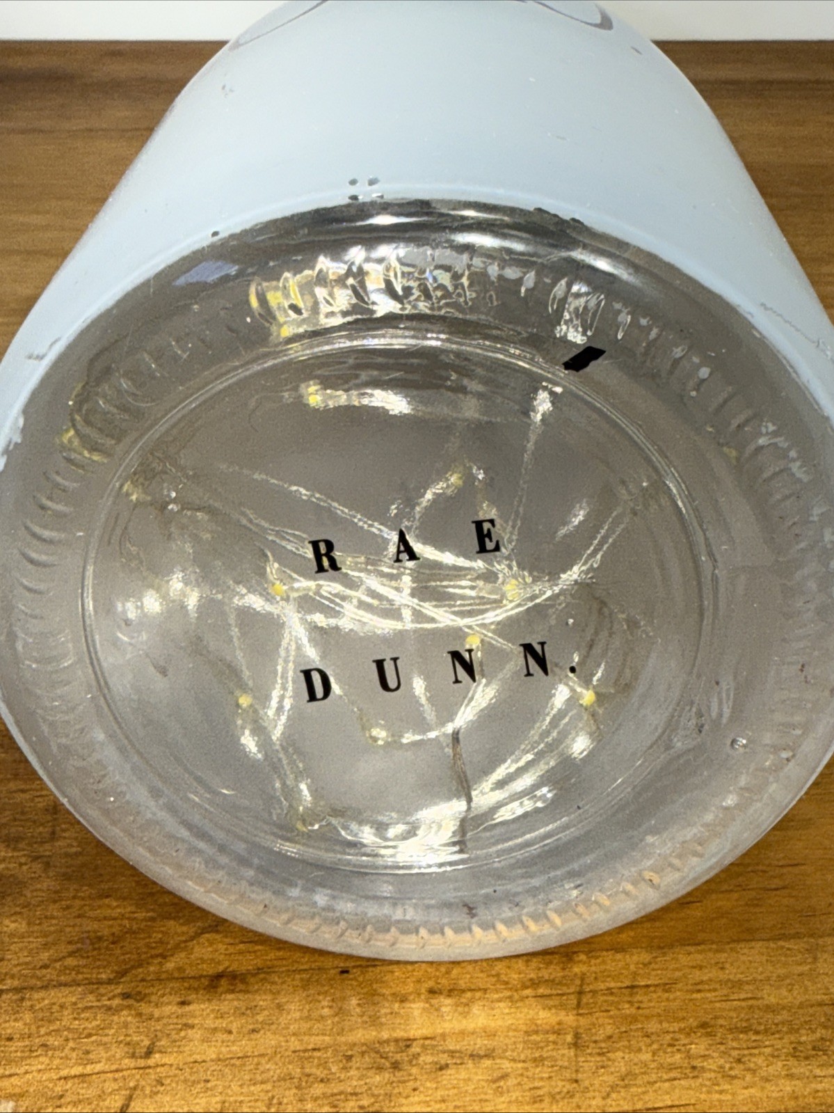 Rae Dunn “GOALS” Frosted Lighted Mason Jar Accent Lamp Home Decor EUC